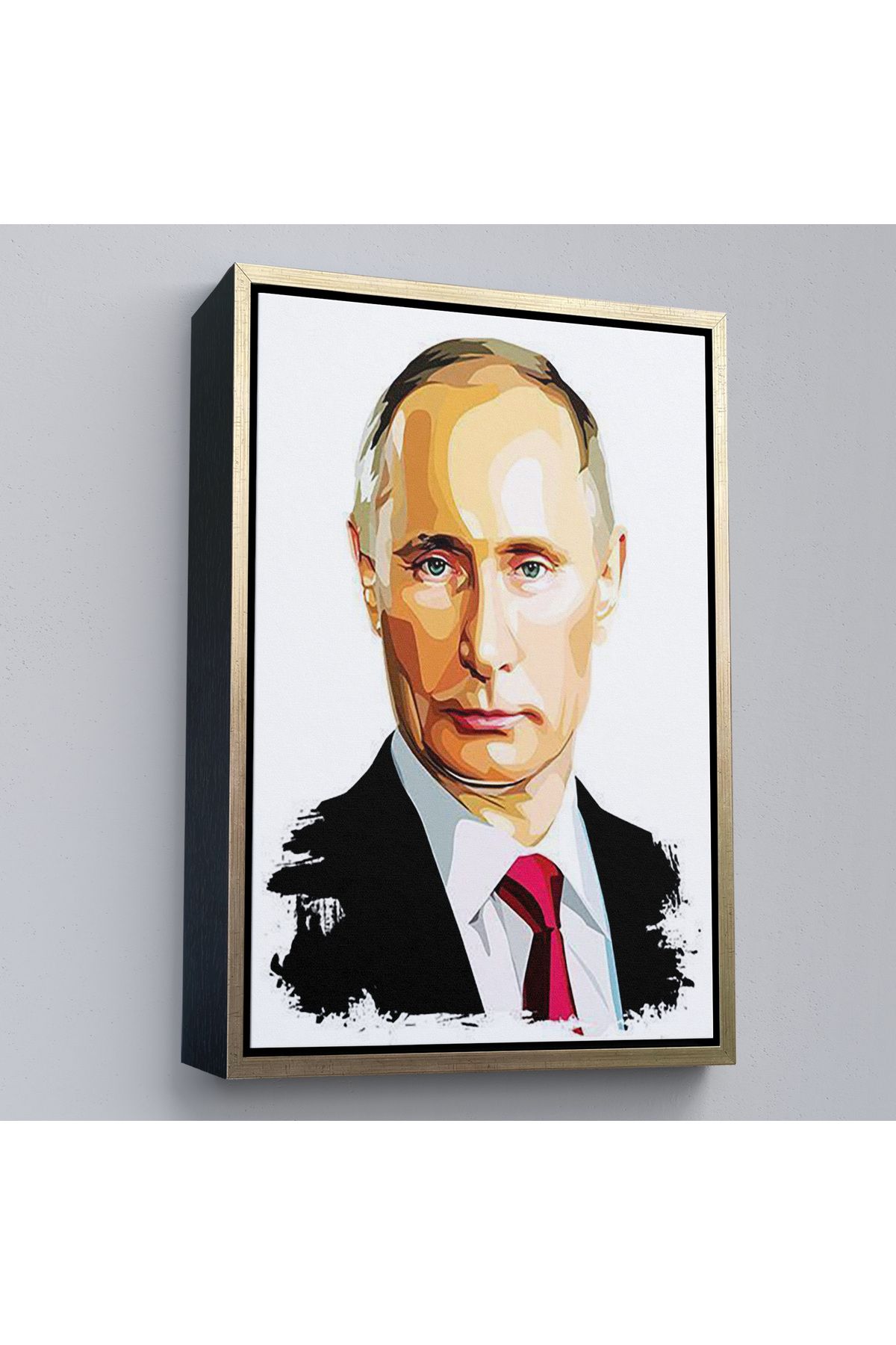 Shoprit Çerçeveli Vladimir Putin - Rusya Devlet Başkanı Tablosu-7958