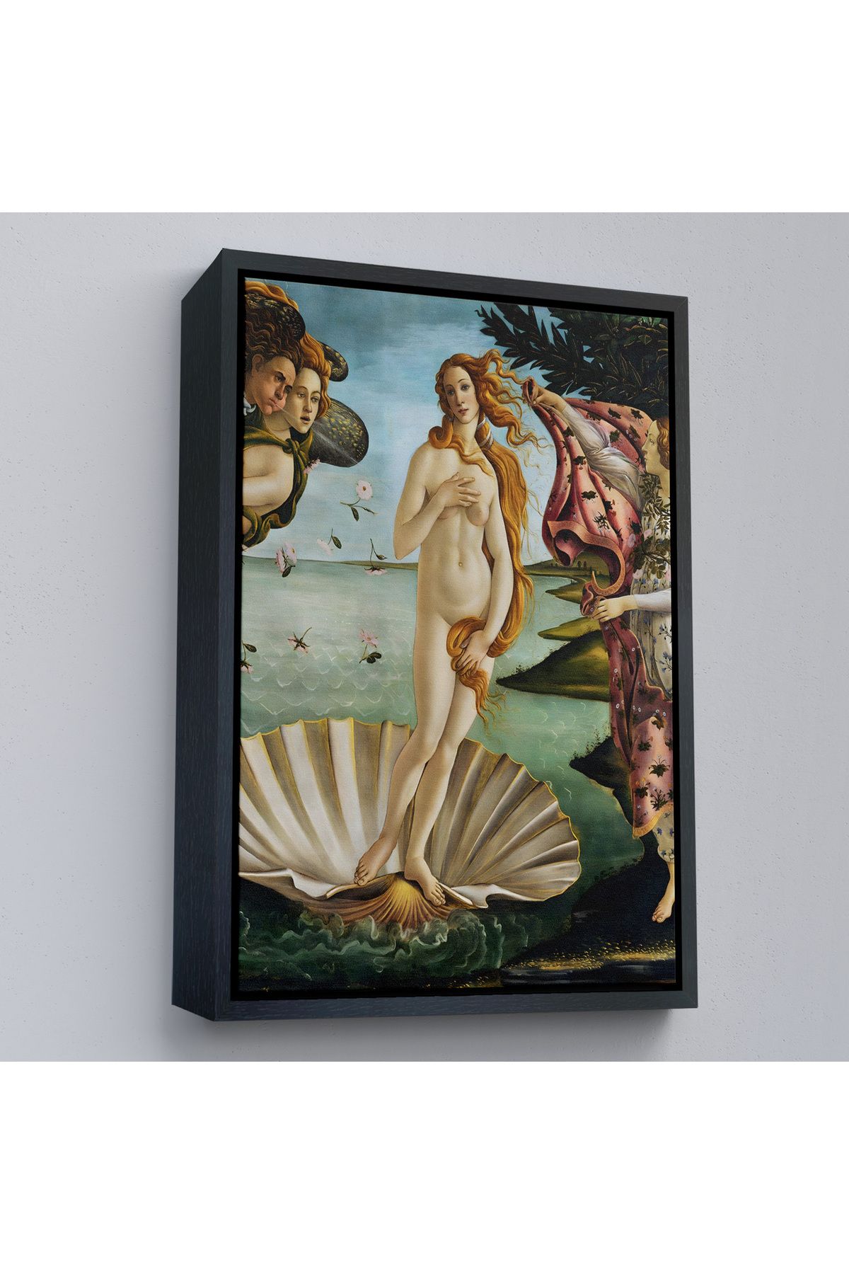 Jusoon Çerçeveli Sandro Botticelli, Venüs'Ün Doğuşu Tablosu - The Birth Of Venus-8109