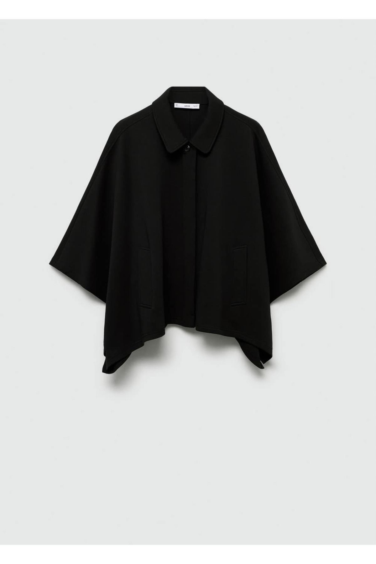MANGO Woman-Cloak Style Jacket with Buttons 3