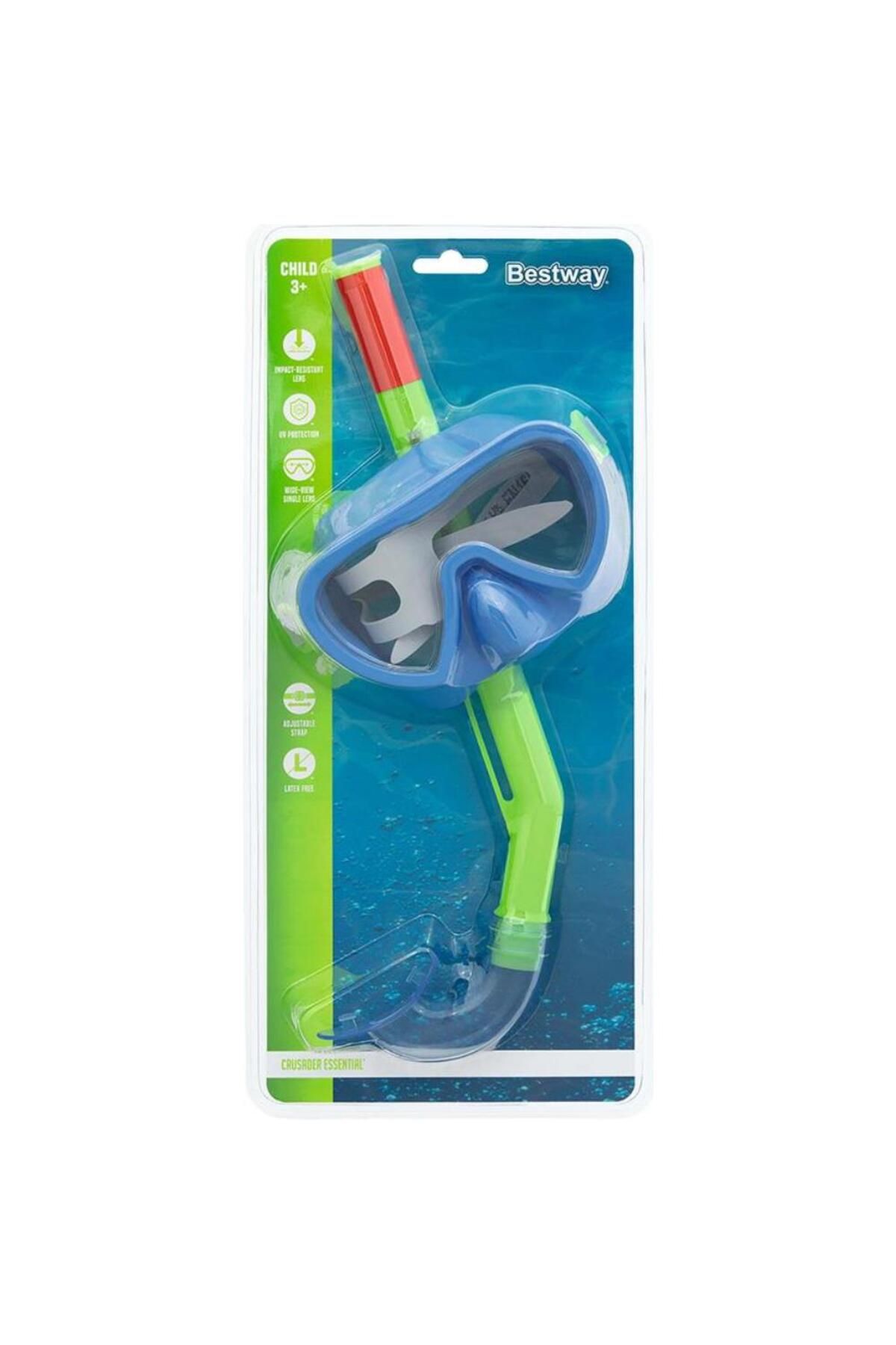 BESTWAY Maske Snorkel Çocuk - 24036 - Crusader Essantial