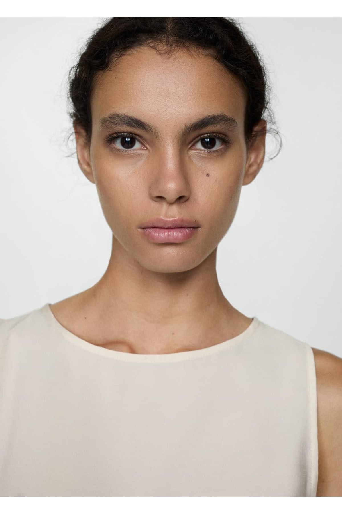 MANGO Woman-Strappy Flowy Blouse 6