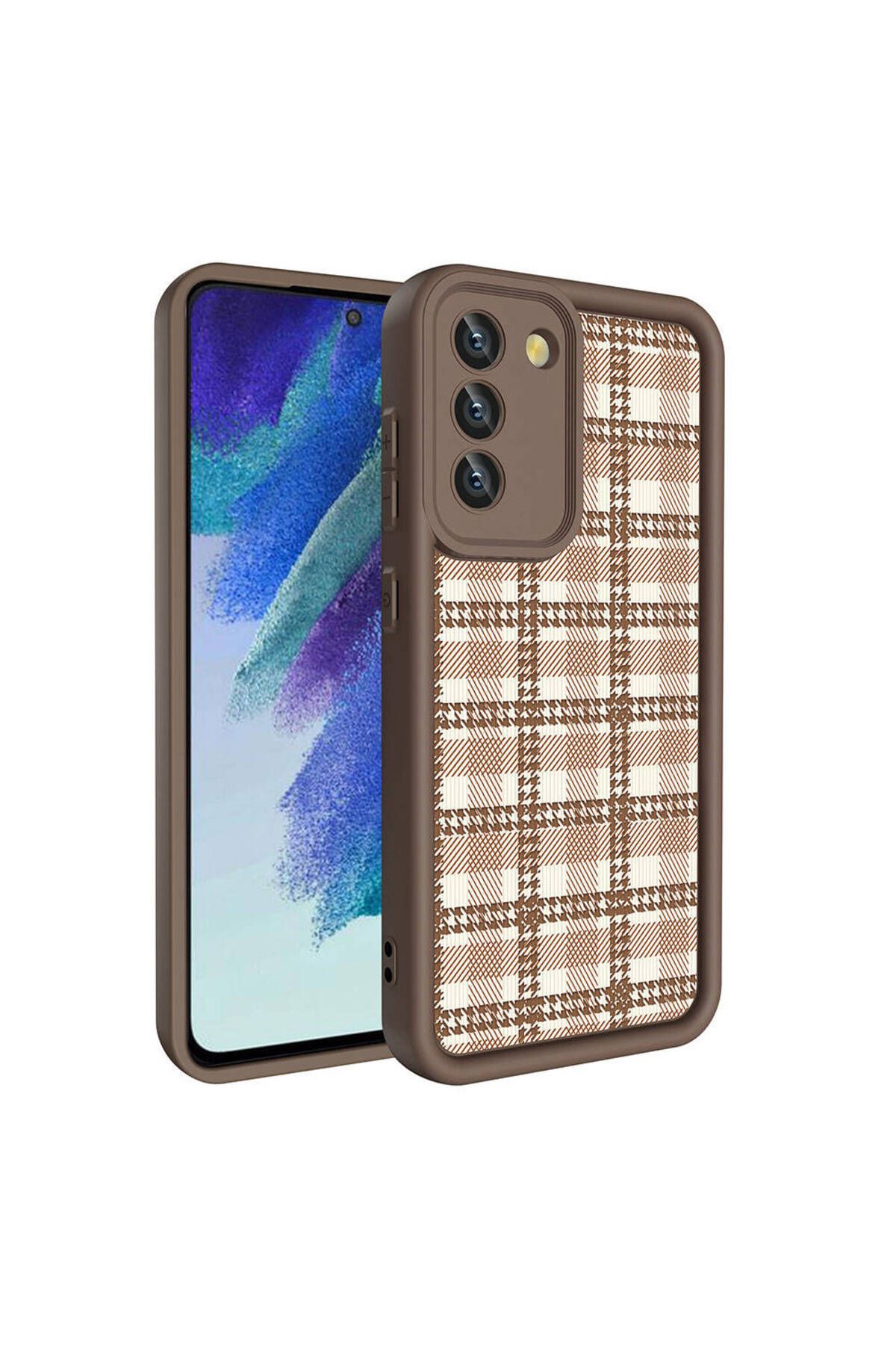 Lokal Marketing Galaxy S21 FE Kılıf Kamera Korumalı Baskılı Arka Yüzey Zore Klas Kapak