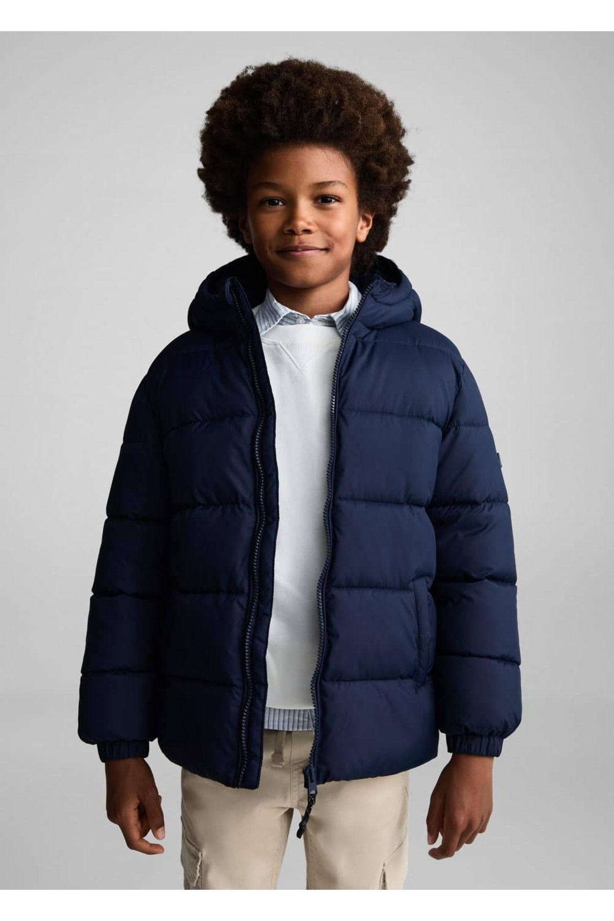 Kapüşonlu Kapitone Anorak