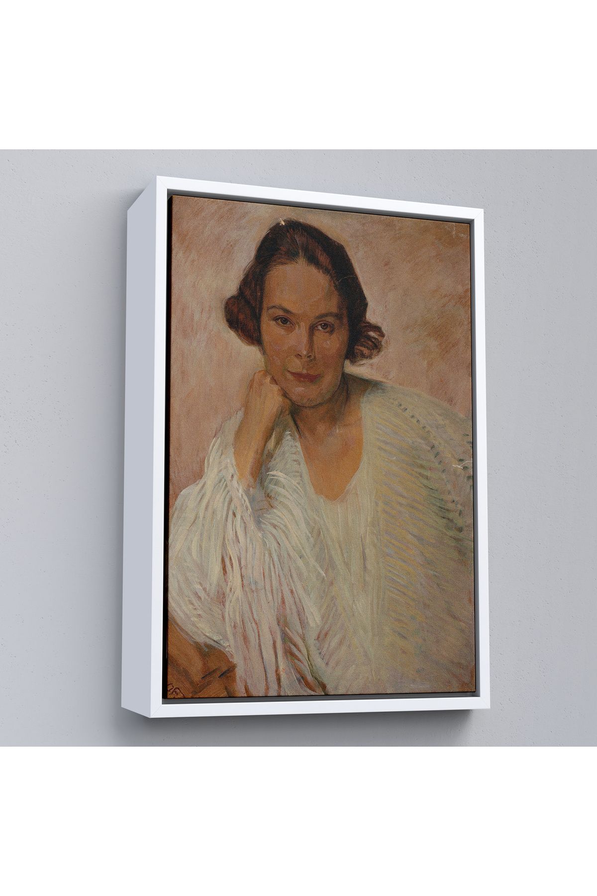 Jusoon Çerçeveli Elle Lanzer - Otto Friedrich Tablo-7290