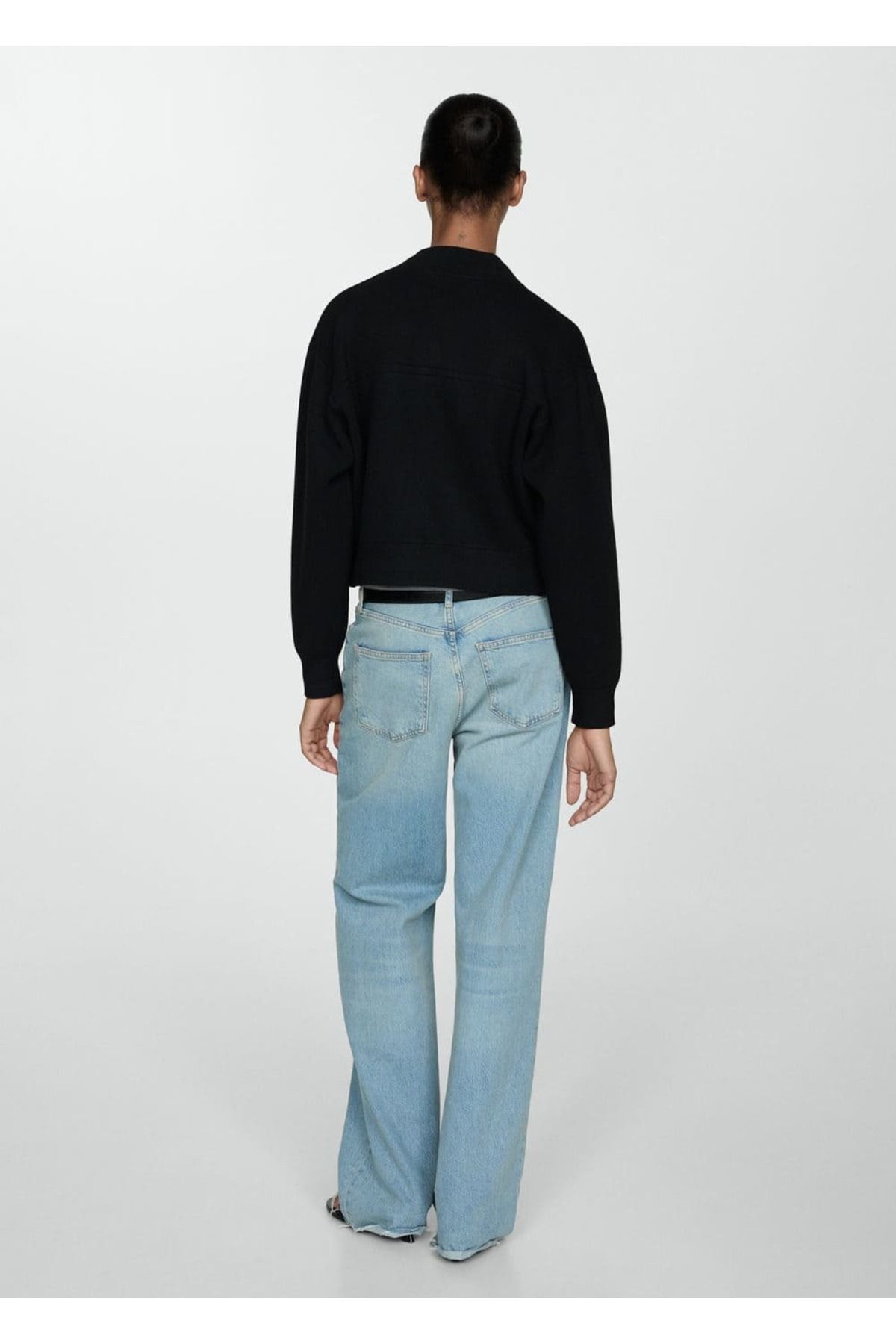 MANGO Woman-Knitwear Jacket with Pockets 4
