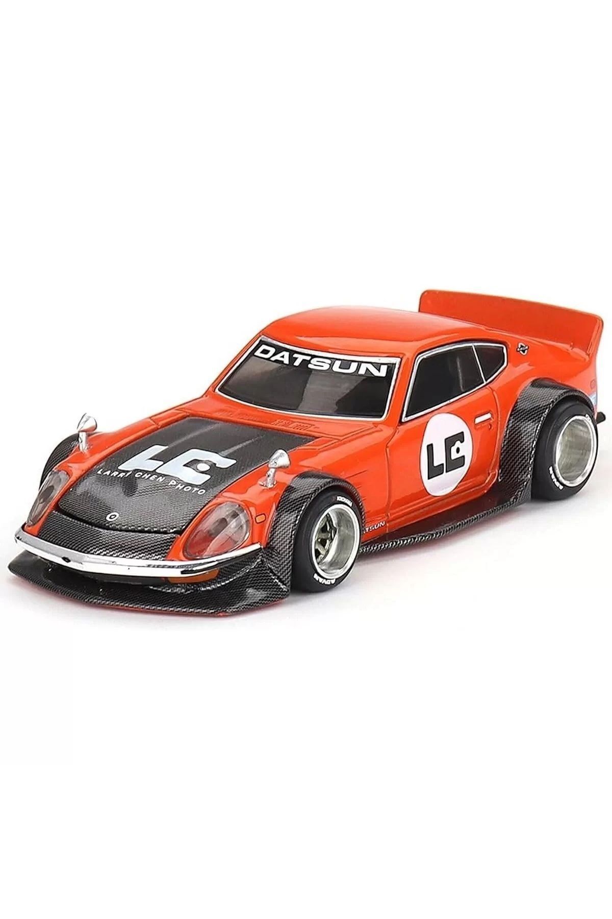 Can Ali Toys Mini Gt 1:64 Nissan Fairlady Z Kaido GT 'ORANGE BANG' Larry Chen V1 Lüks Model Araba