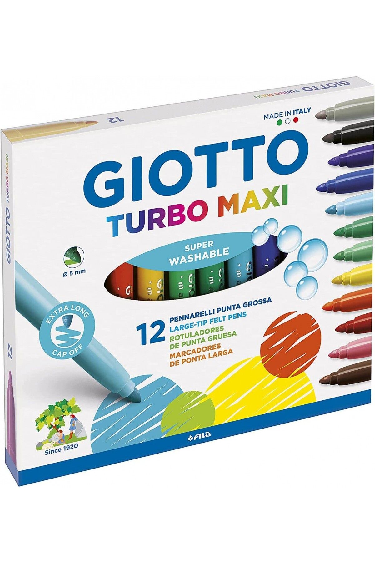 Giotto Turbo Maxi 12'li Keçeli Kalem / 454000