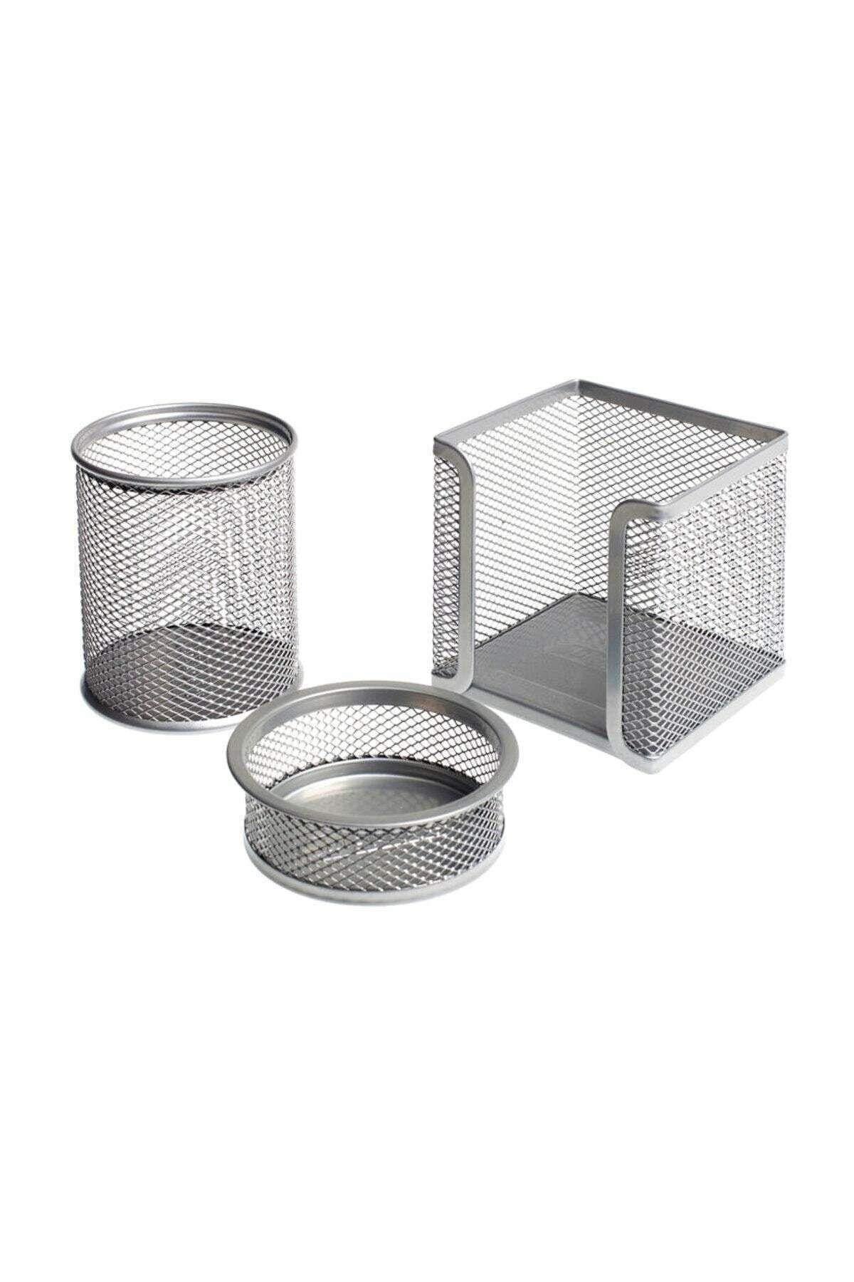 Bigpoint Silver Metal Perfore 3`lü Set