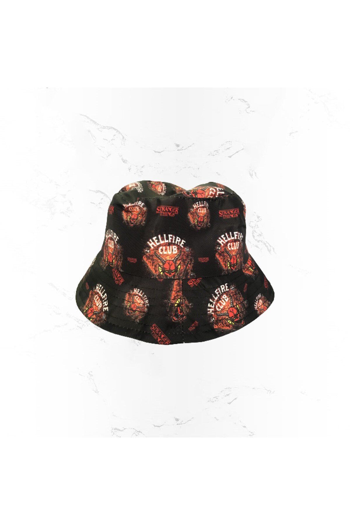 BAREM BUTİK Barem Butik  Stranger Things Hell Fire Club Bucket Şapka