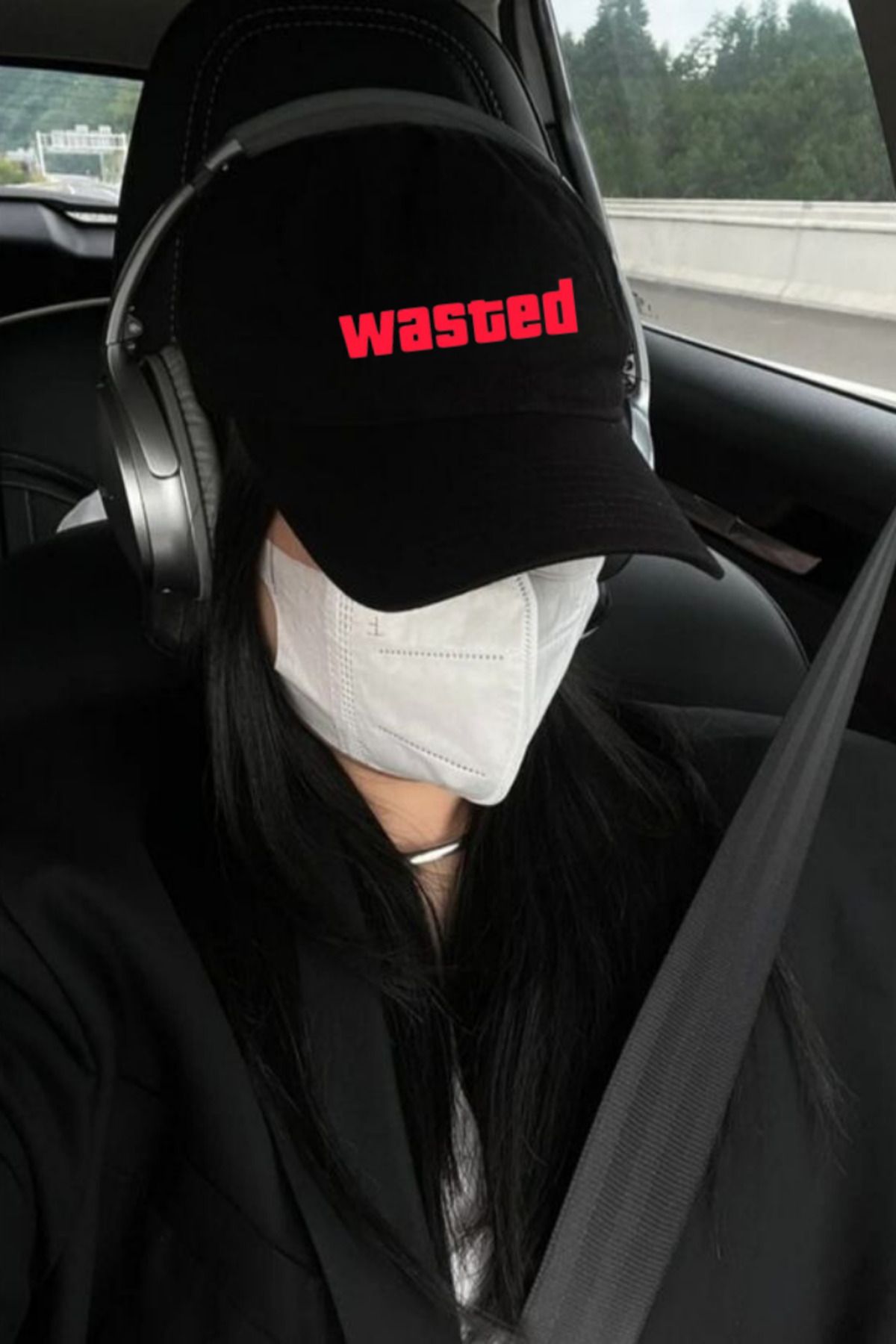 Charmy Lovens Wasted Siyah Şapka