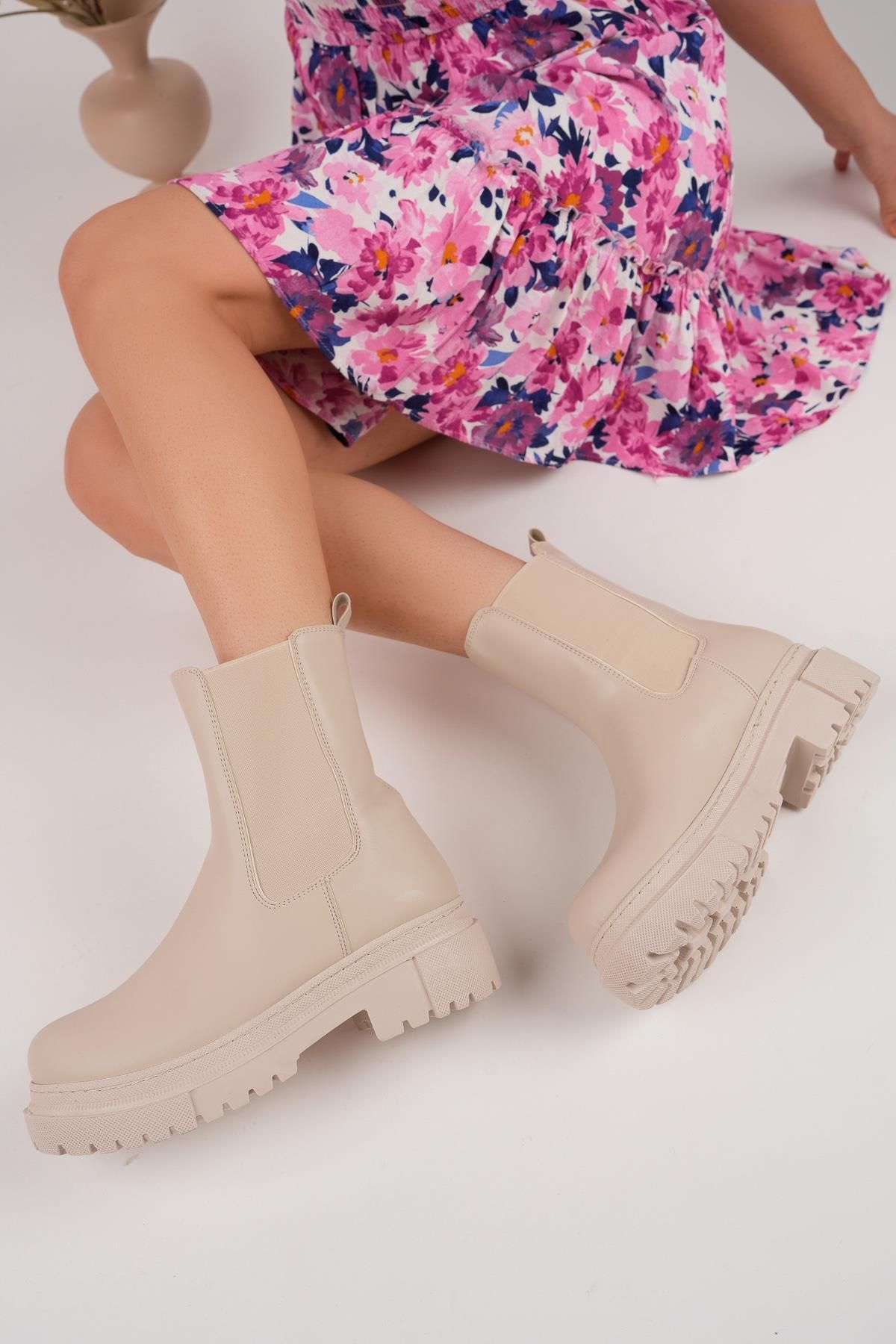 MUGGO-Garantierte Pamela-Damenstiefel mit dicker Sohle 2