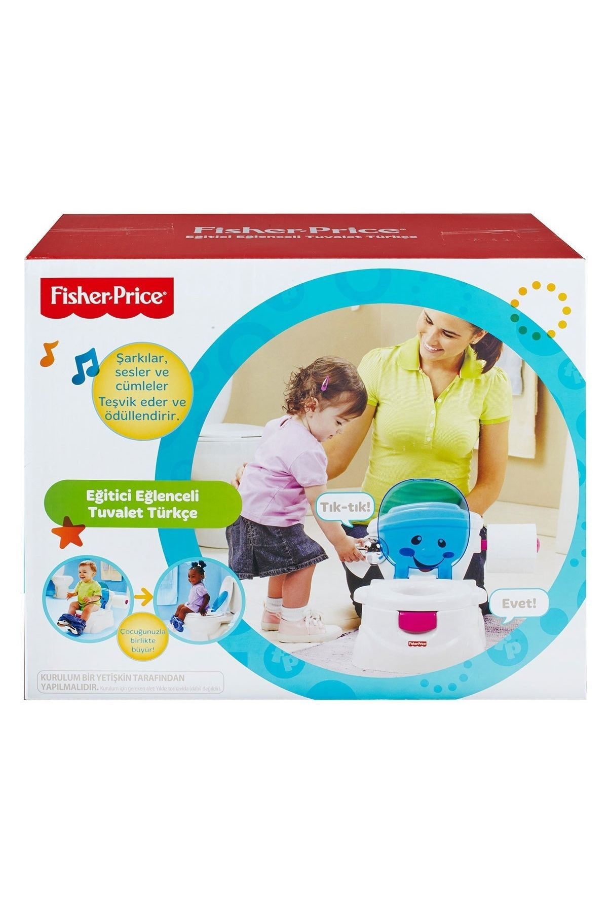 FISHER PRICE Bmd23 Fisher-price® Eğitici Eğlenceli Tuvalet