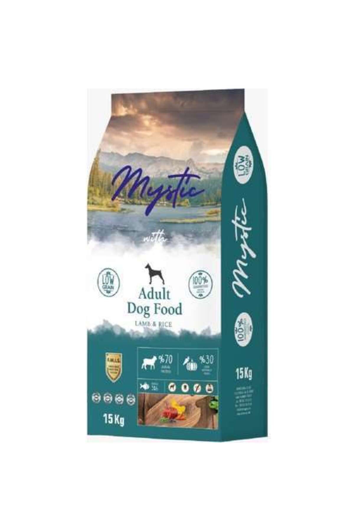 Mystic Az Tahıllı Kuzu Etli Yetişkin Köpek Kuru Maması 15 Kg