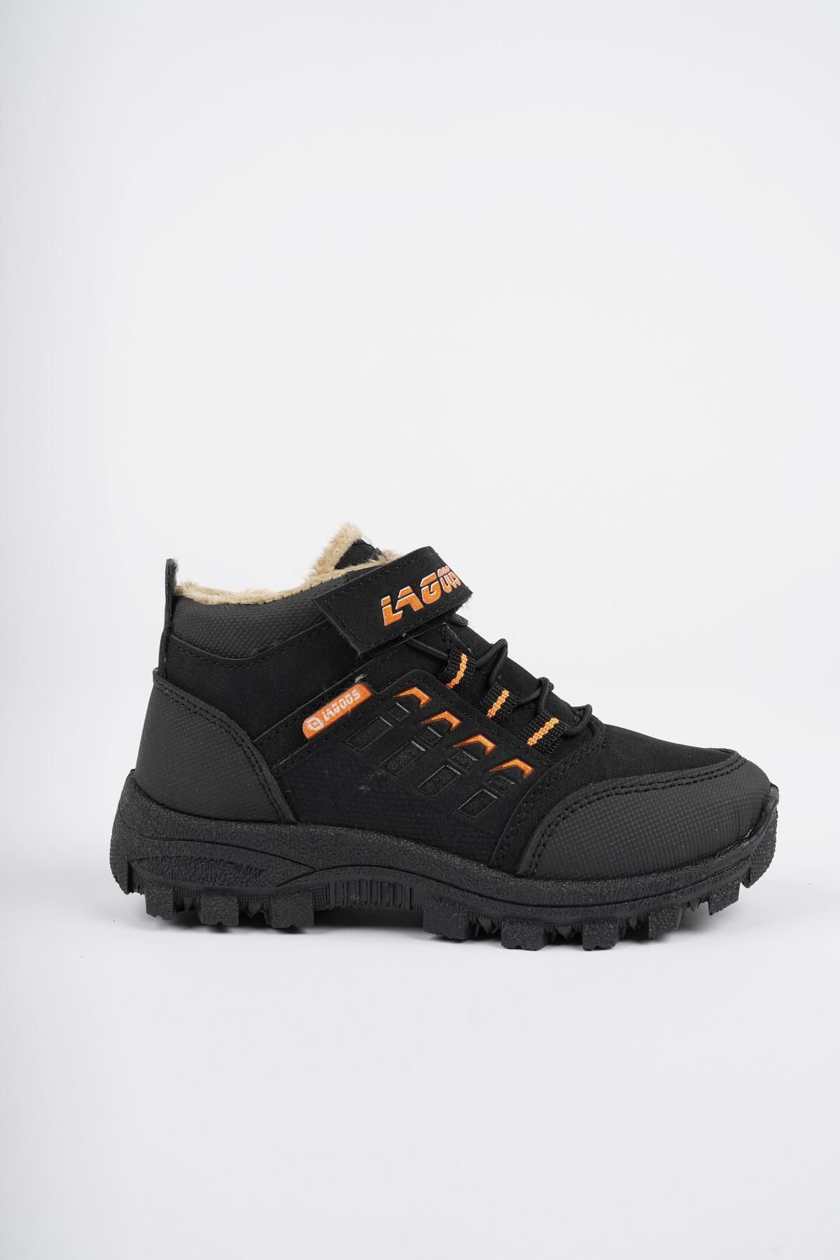 MUGGO-Bob Guaranteed Cizme de iarnă pentru copii, unisex, cu șireturi, cu velcro, cu blană în interior 2