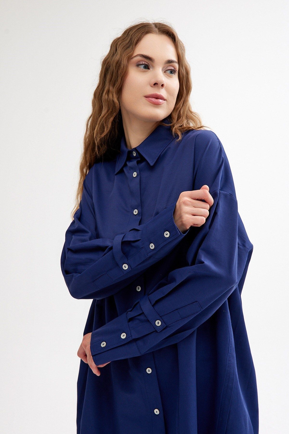 QANU-Navy Blue Freesia Shirt 7