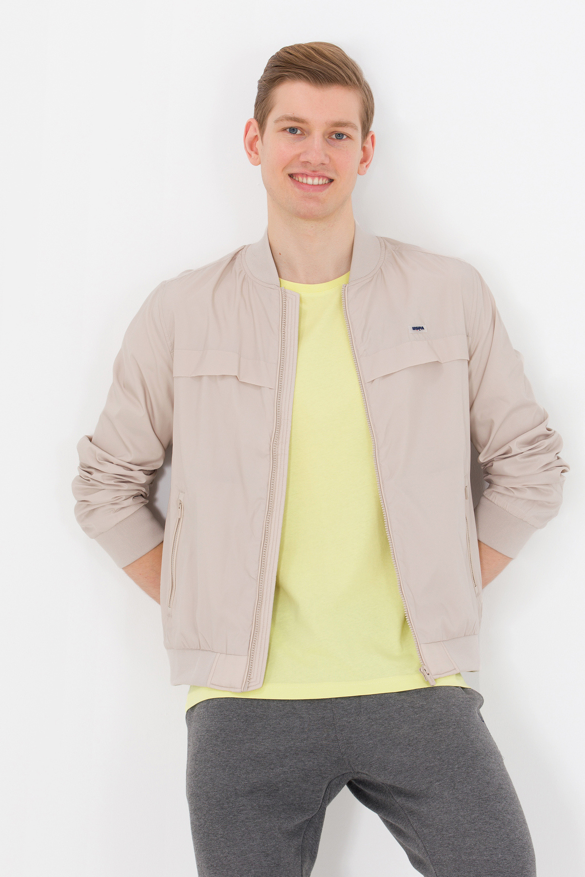 کاپشن مردانه یقه دانتل / یقه گیپور | یو اس پولو U.S. Polo Assn. 814928 CN - تصویر 4