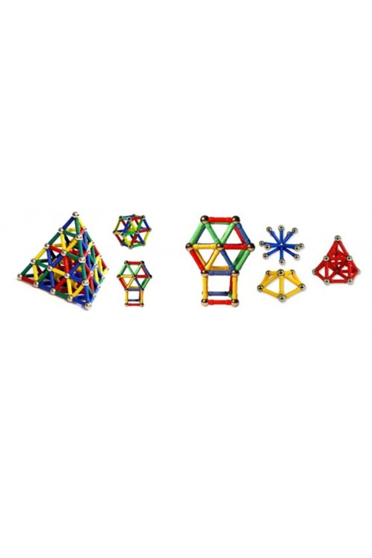 LiderGlobal Manyetik Lego Seti 37 Parça Çocuk Gelişim Eğitici Oyuncak