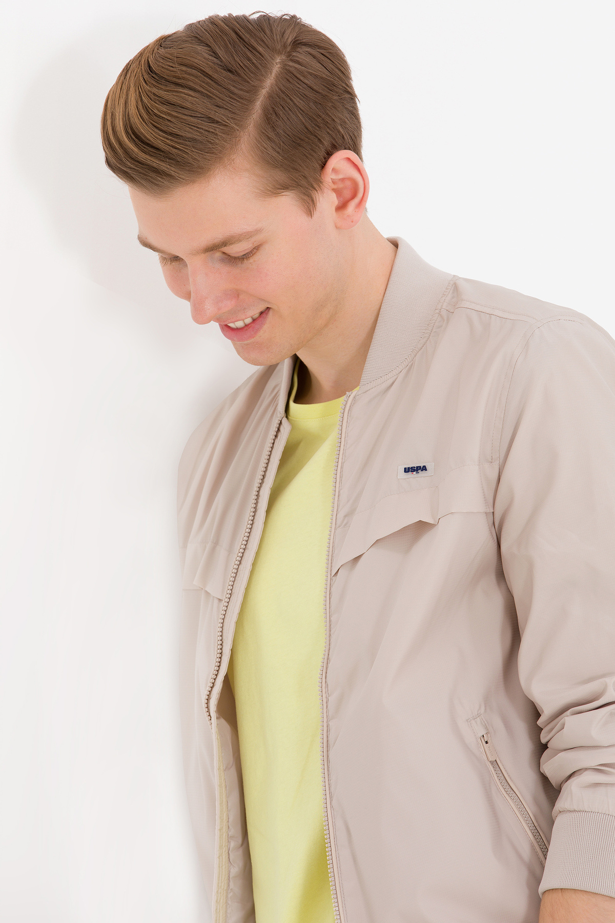 کاپشن مردانه یقه دانتل / یقه گیپور | یو اس پولو U.S. Polo Assn. 814928 CN - تصویر 2