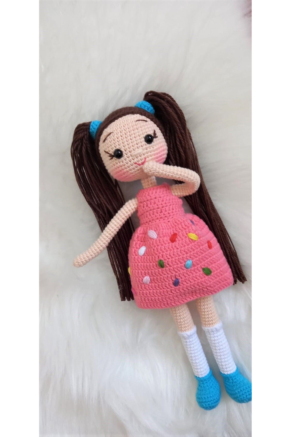 Toyscity Sofia Bebek Amigurumi Organik Oyuncak