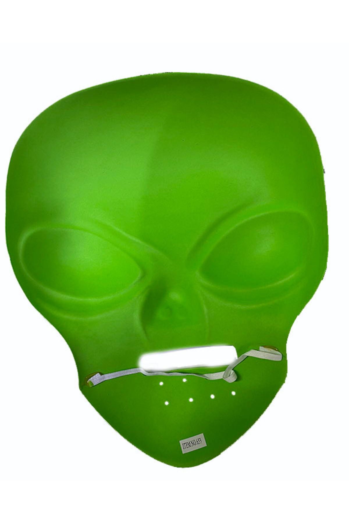 Avantaj Kapıda ® Ghoulish Productions Green Alien Mask 45x30 cm ( UZAYLI ) (Parti Temalı)