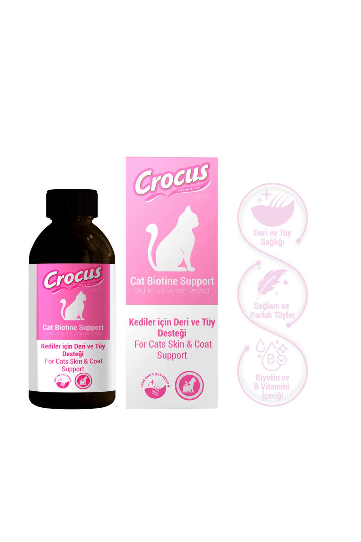 Crocus Kedi Tüy Sağlığı Damlası 100 Ml 430119