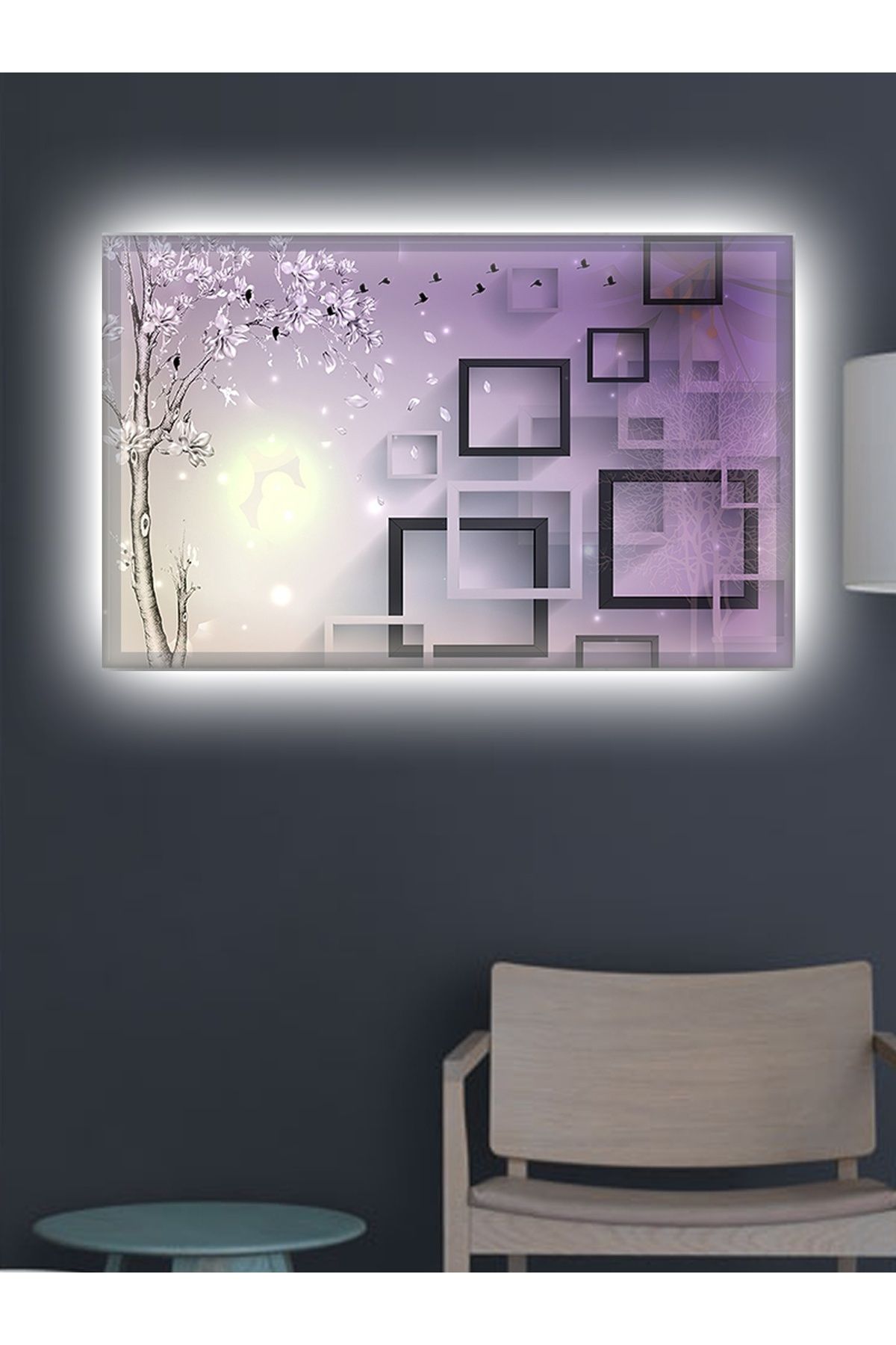 Atik Tasarım Led Işıklı Dekoratif Modern