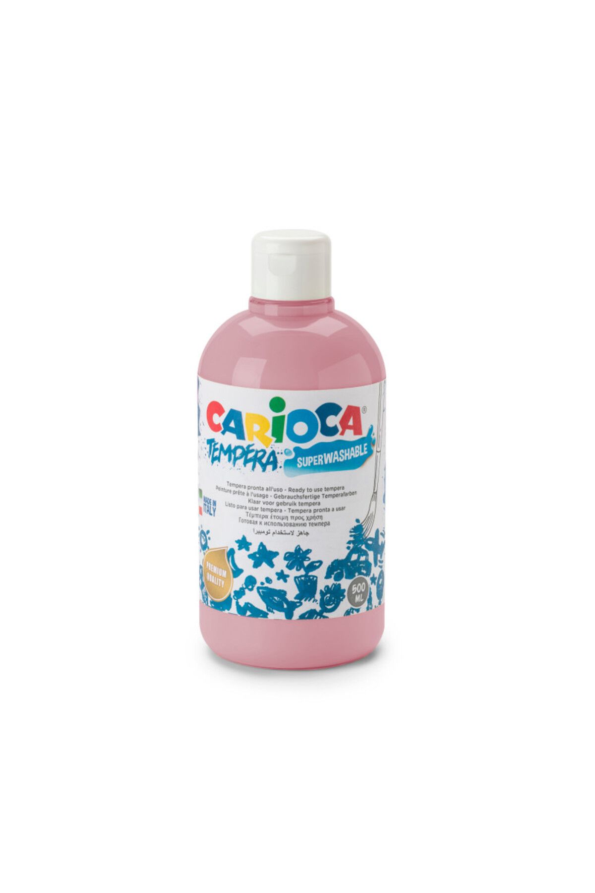 CARIOCA Tempera Boya (SÜPER YIKANABİLİR) 500ml - Pembe