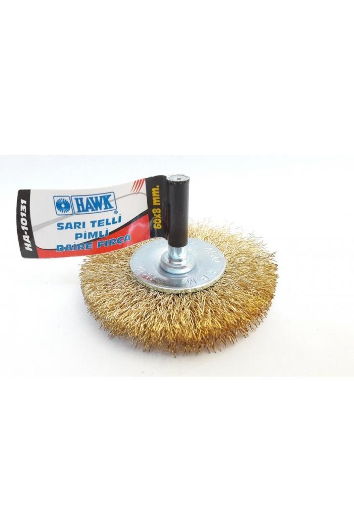 ıvırzıvırr Pimli Sarı Tel Daire Fırça 60x8 Mm
