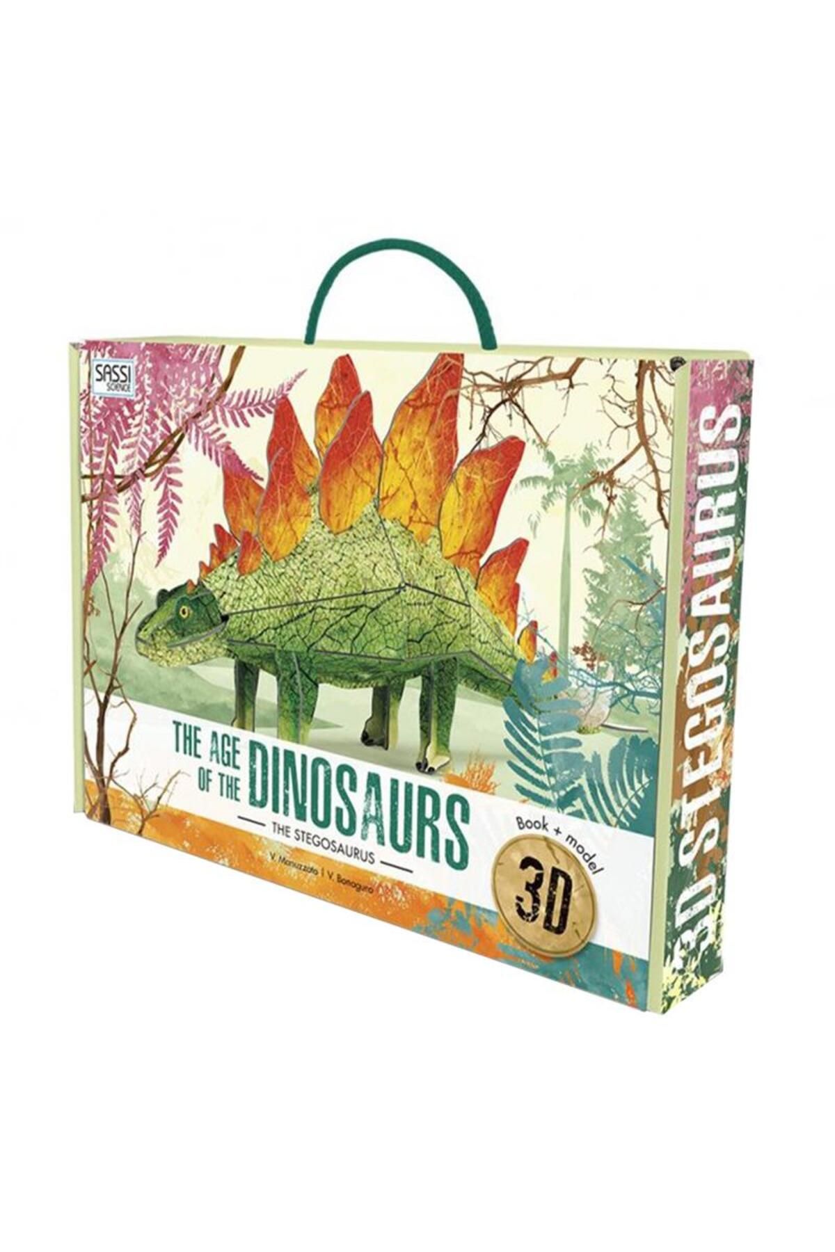 Sassi Junior-Sassi 3D Stegosaurus - Book and 3D Model 1