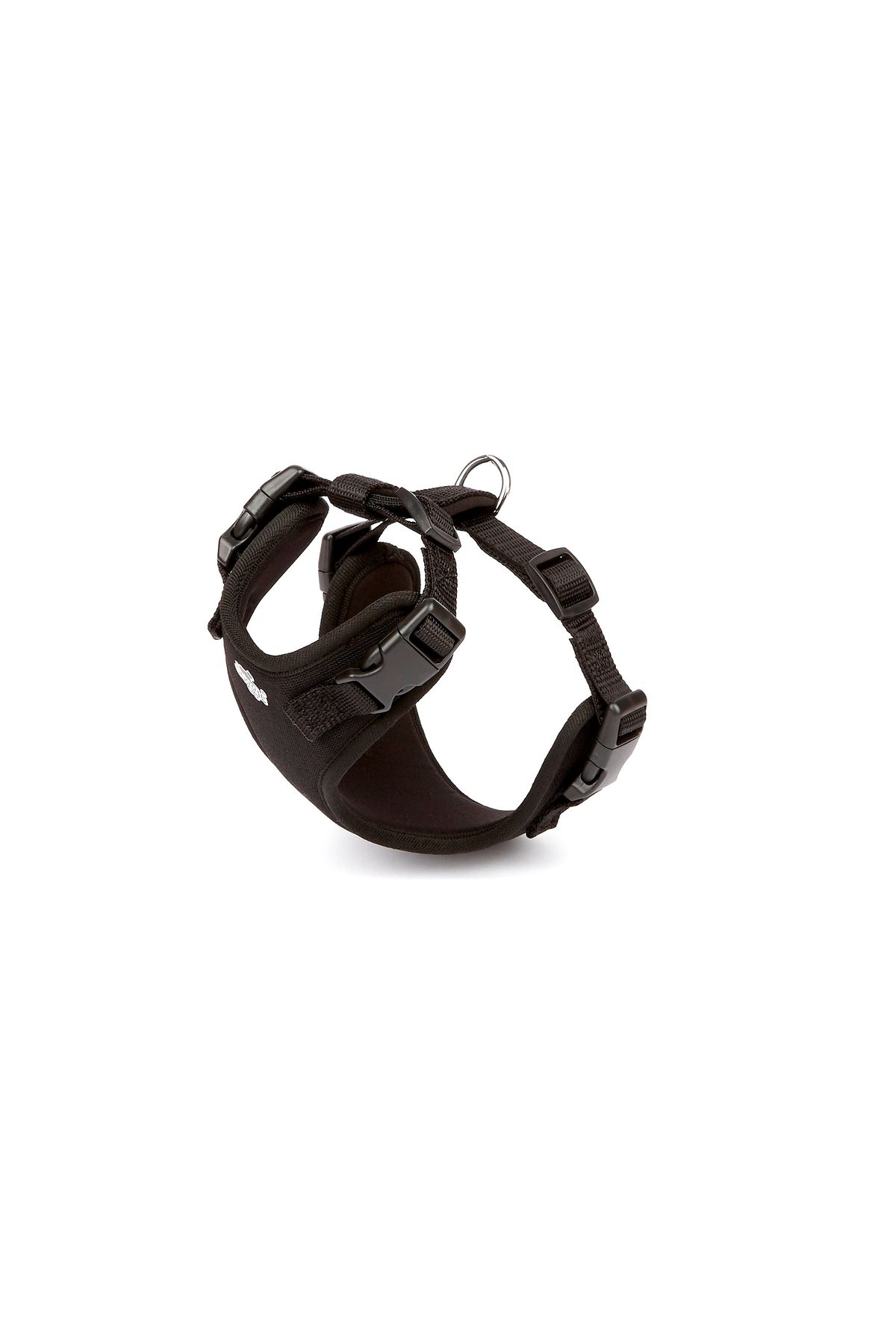 FAYMEM GLOBAL Havalı Ped Dokuma Köpek Göğüs Tasması 30/35 cm Siyah
