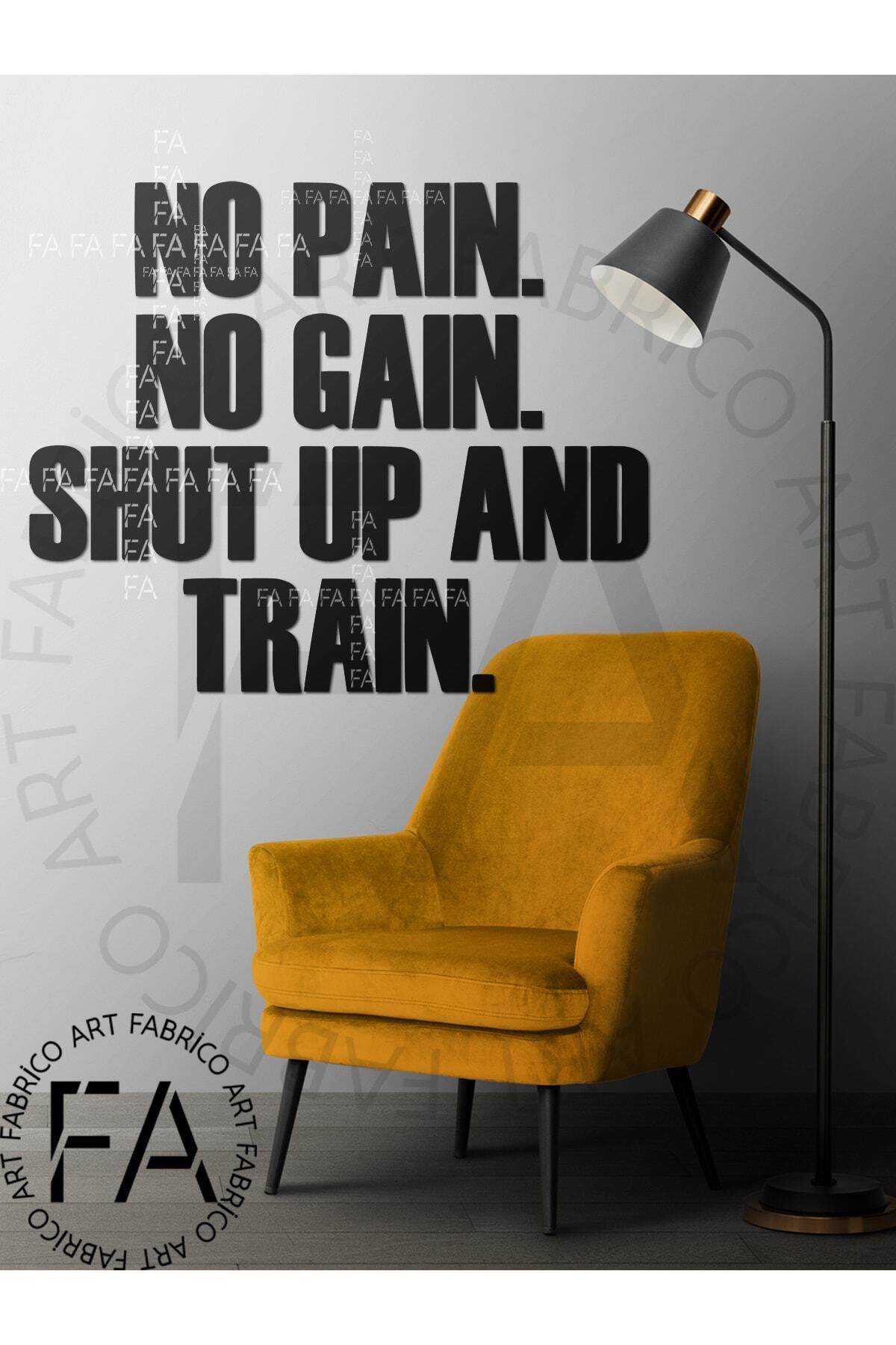 MLH STORE No Pain No Gain Motivasyon Duvar Stickerı