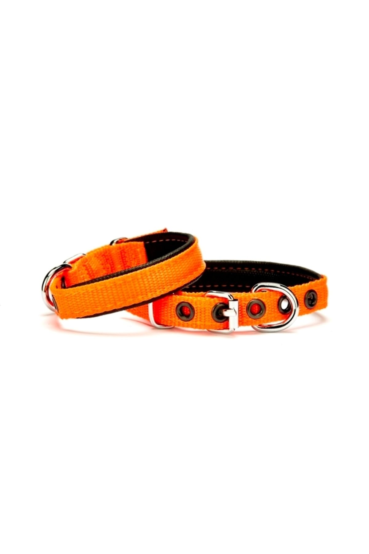 OEM Softlu Köpek Boyun Tasması 1,5 cm x 35 cm Turuncu