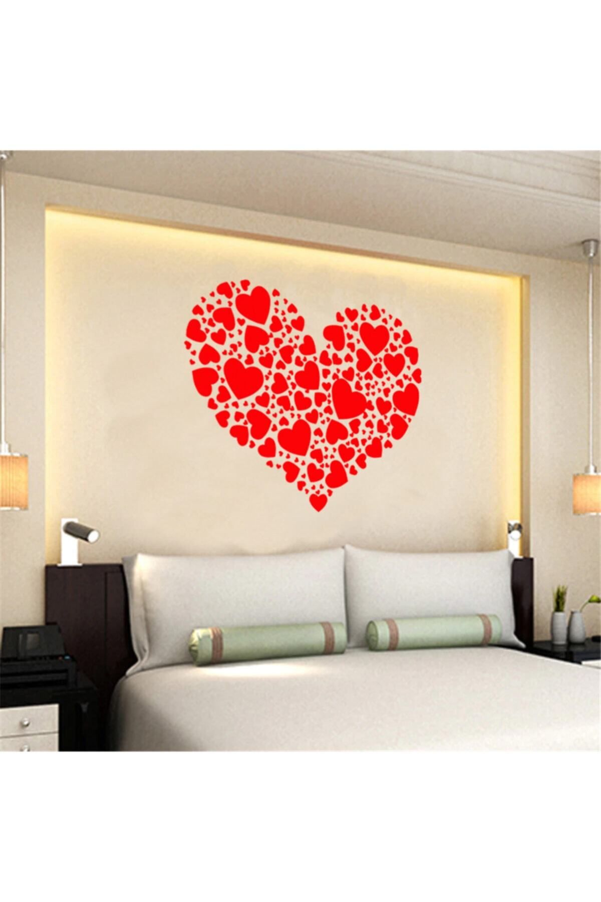 MLH STORE Dekoratif Kalpler Duvar Sticker Hediyelik Çıkartma Etiket Sticker