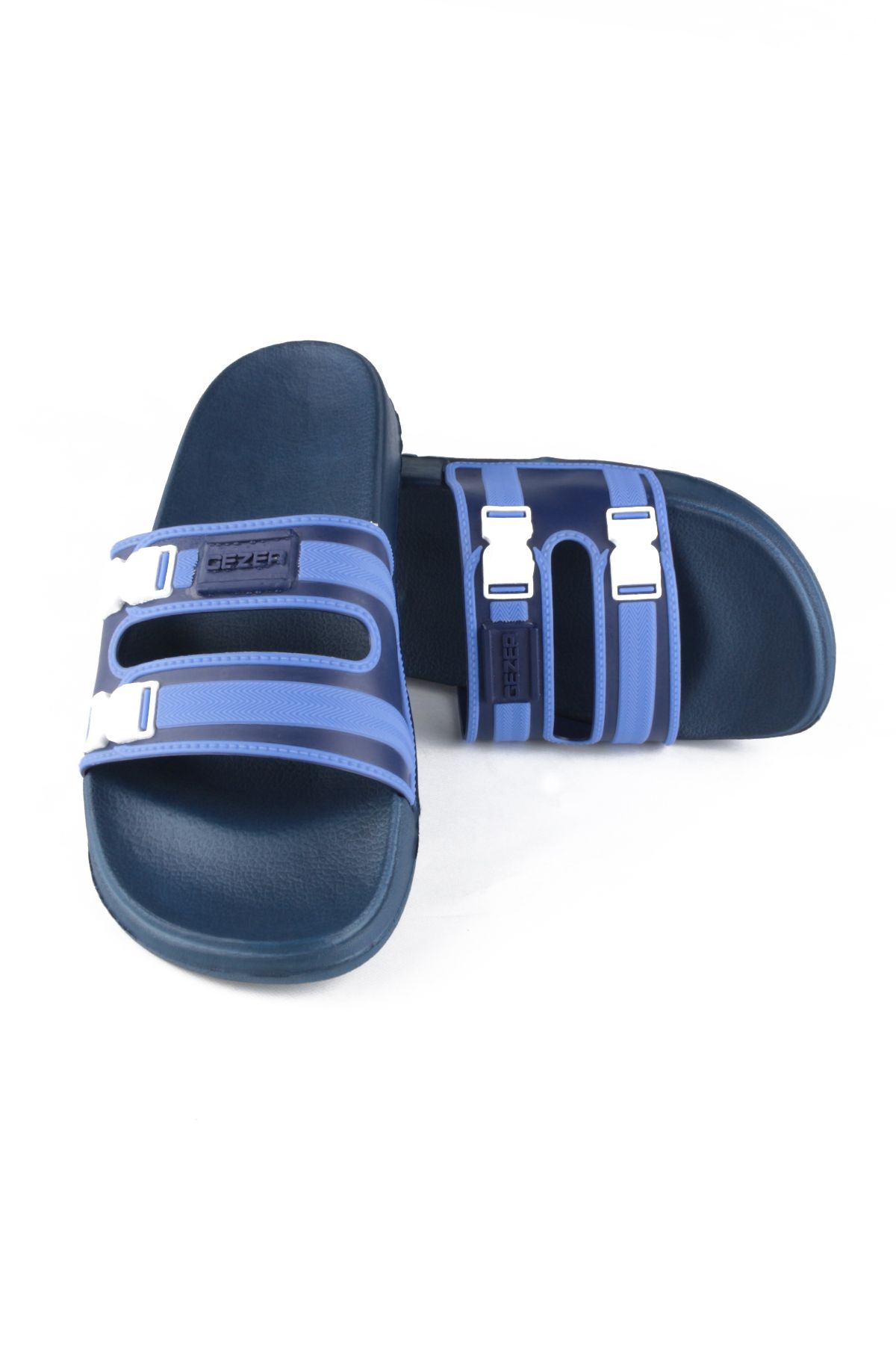 GEZER-Summer Men's Wet Floor Eva Slippers Navy Blue 13084 4