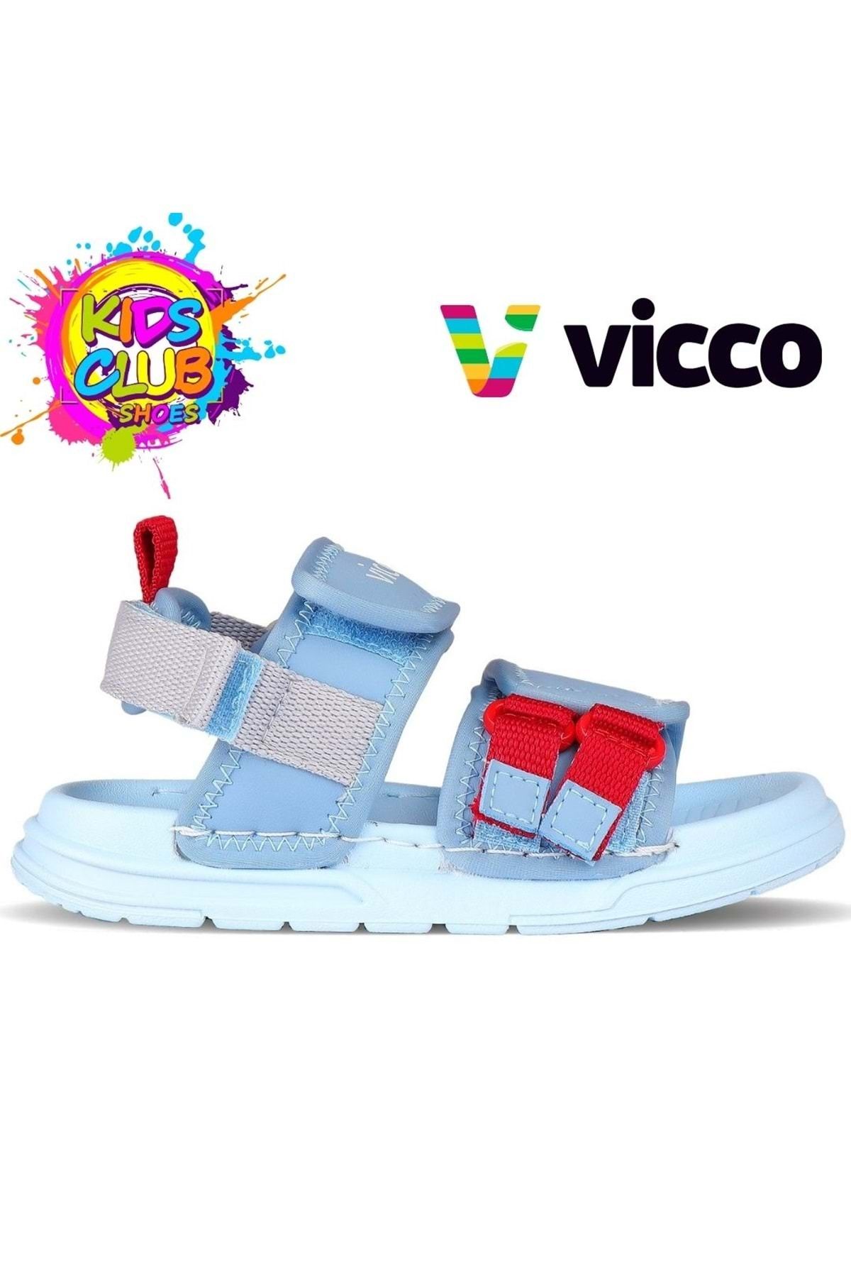 صندل آبی دخترانه و پسرانه بچگانه های juju ortopedic Vicco