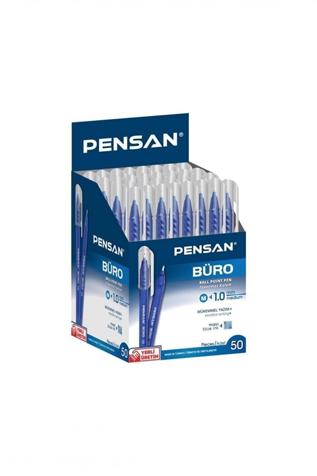 Pensan Tükenmez Kalem Mavi 1 Mm 50'li Paket