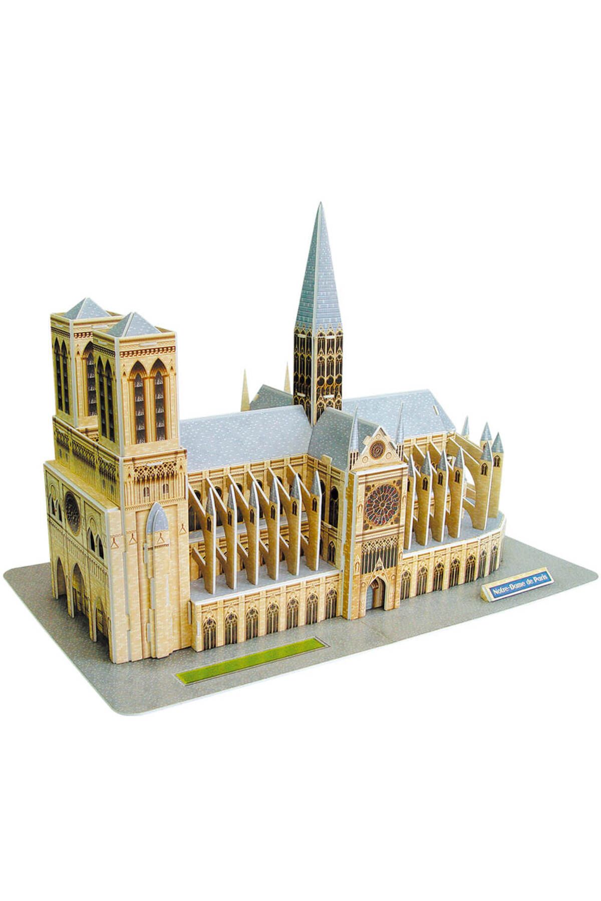 Cubic Fun 3d 74 Parça Notre Dame Kilisesi - Fransa