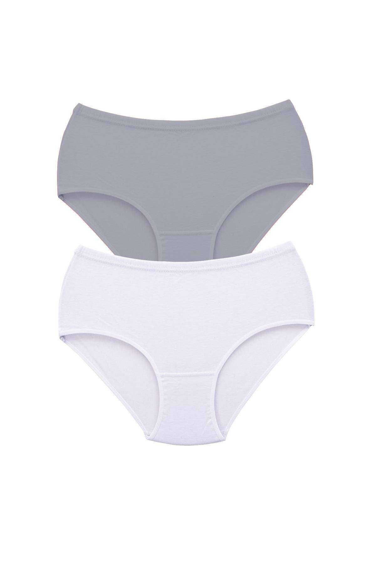 Pink Stil 2 Adet Tutku Kadın Yüksek Bel Bato Kalın Lastik Külot S10 Pink Stil