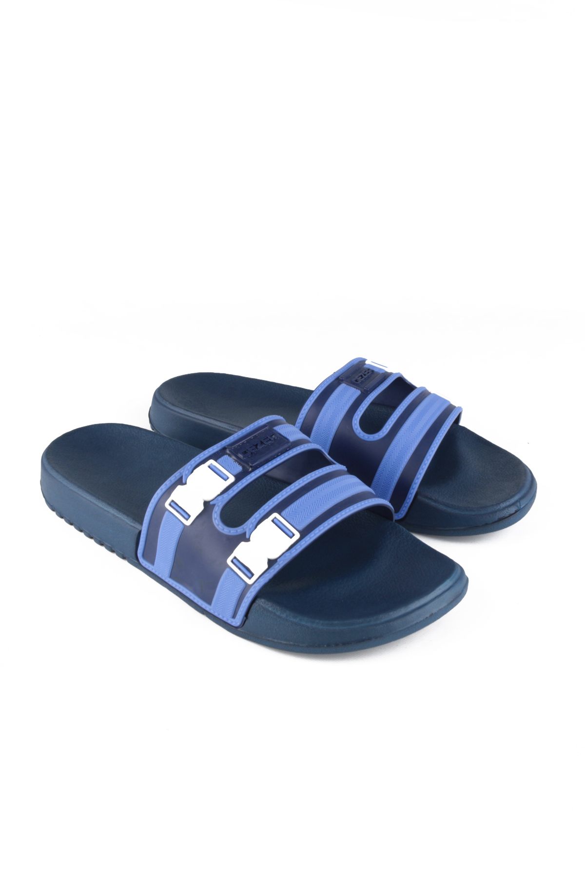 GEZER-Summer Men's Wet Floor Eva Slippers Navy Blue 13084 2