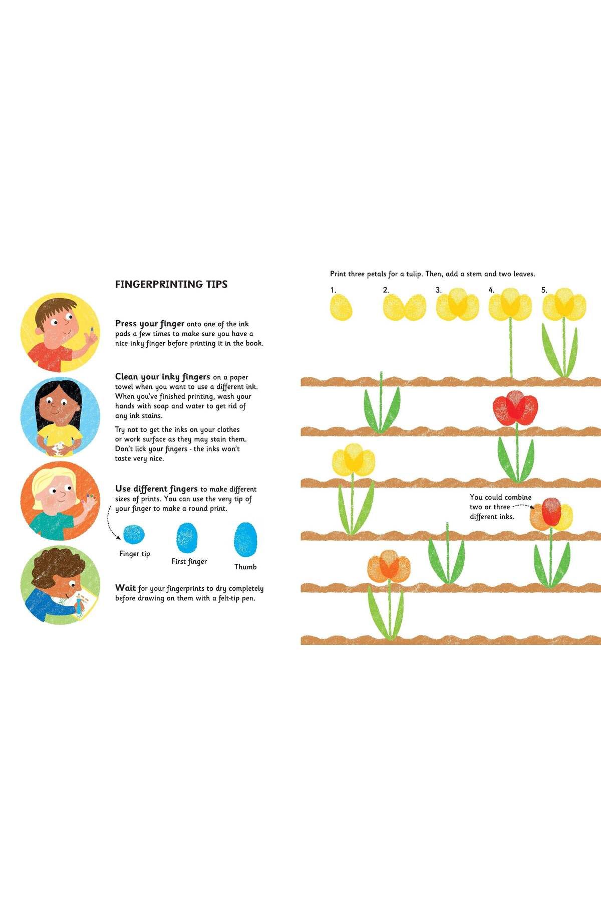 Usborne-Fingerprint Activities - Garden 2