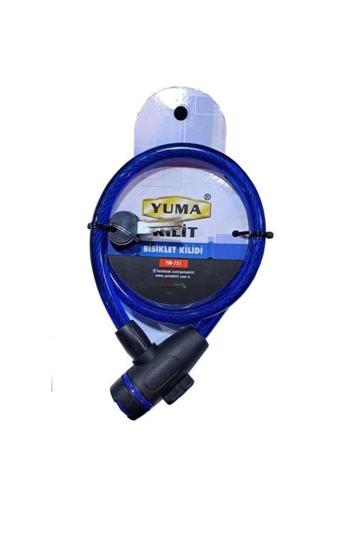 Yeni Nesil Toptancı - YNT Yuma Ym-751 80 Cm 12 Mm Bisiklet Kilidi
