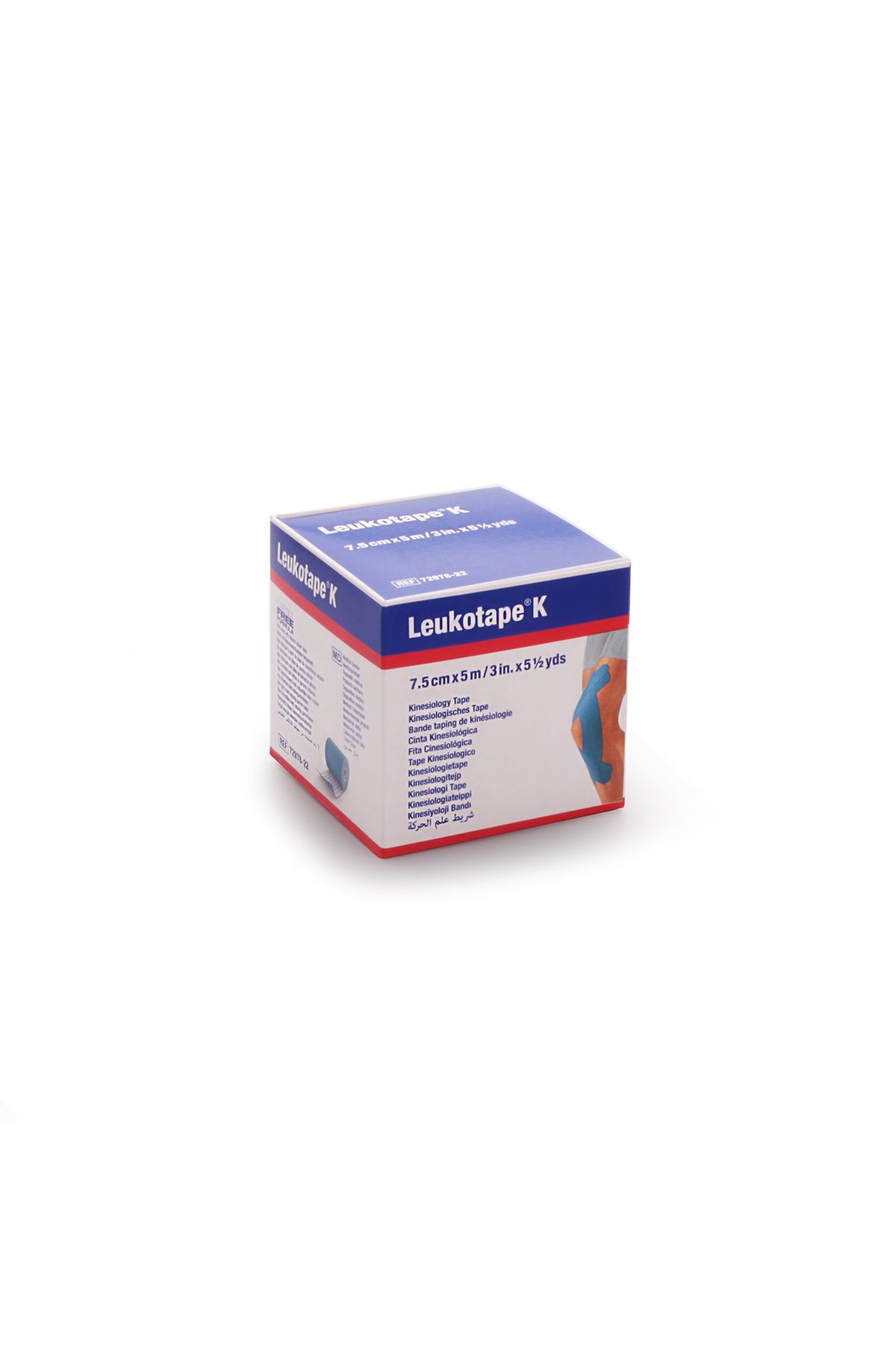 BSN-Μπλε Leukotape K 7,5εκ. x 5μ Bsn Kinesiotape 2