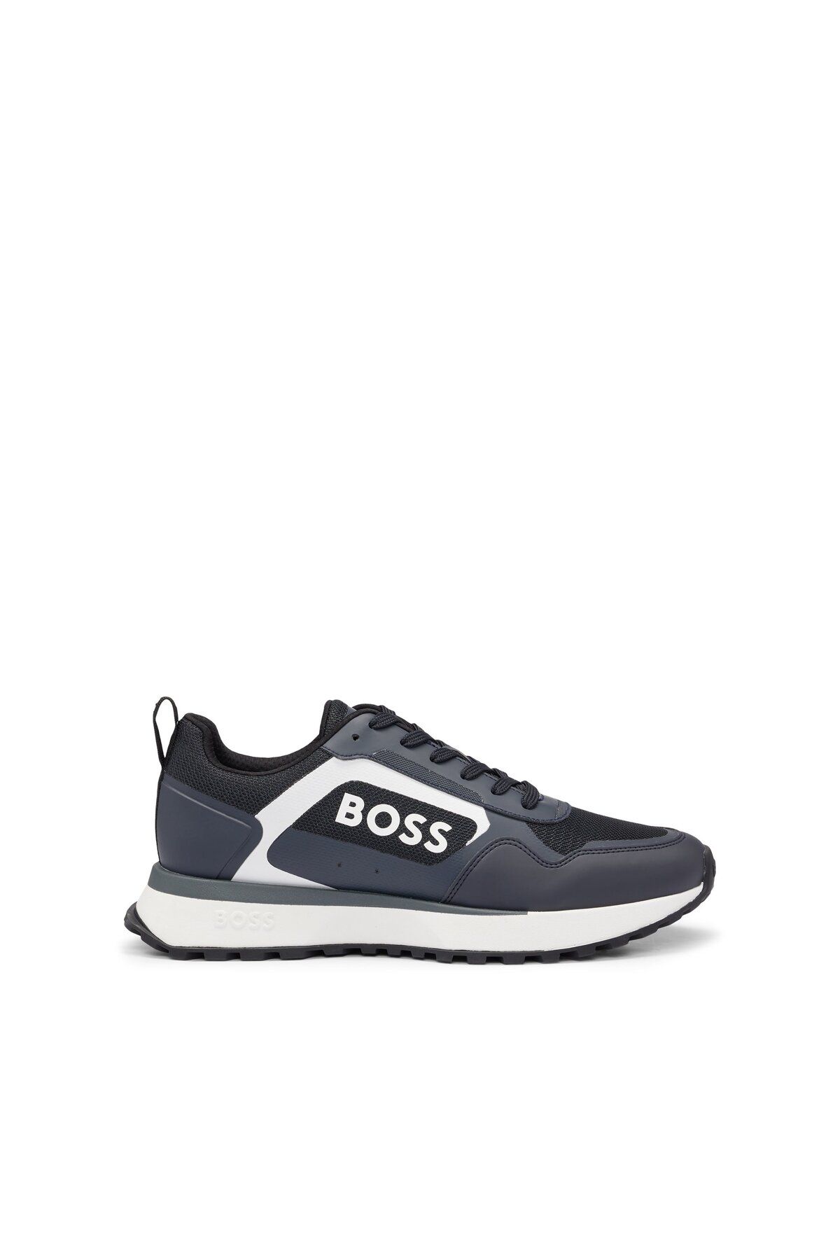 اسنیکر آبی مردانه آرم مارک توری مبتنی بر لباس روزانه Navy Blue 401 BOSS