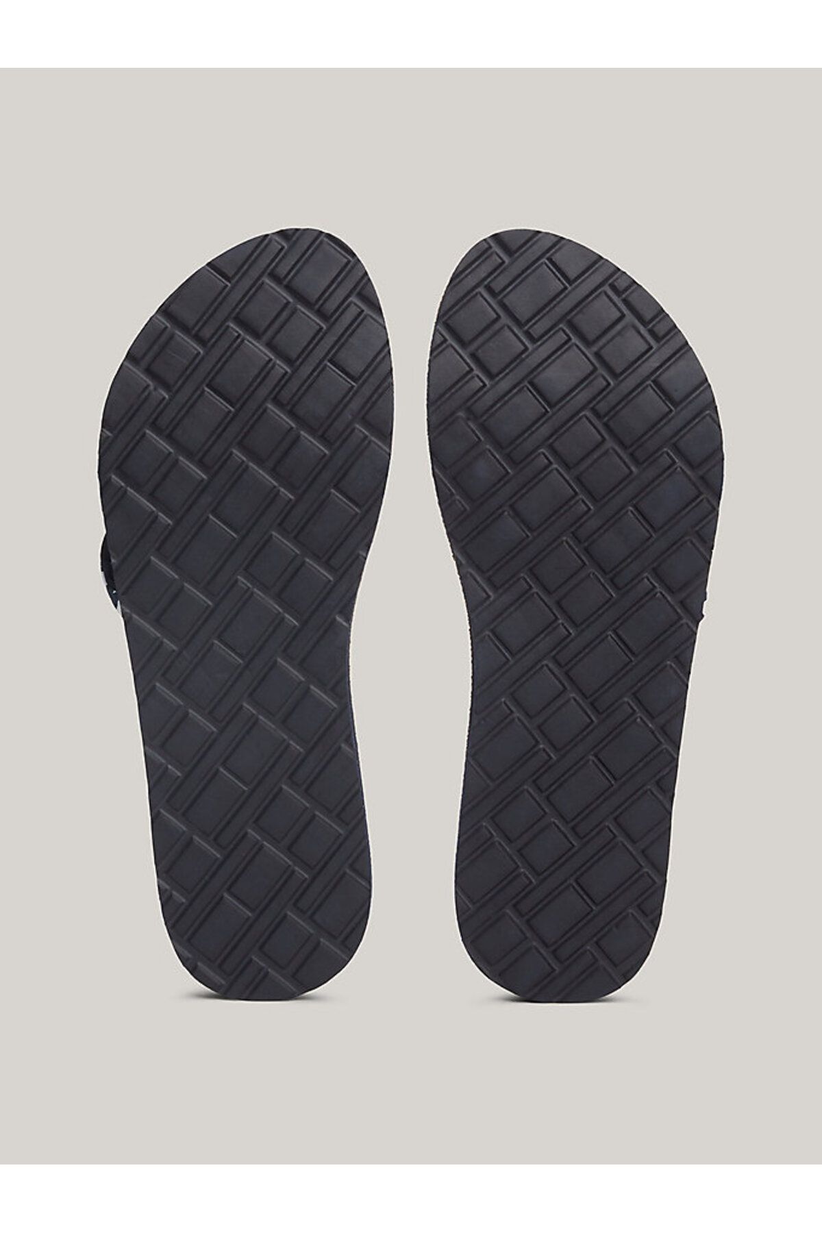 صندل سیاه زنانه ساحلی مرتفع Th Ordem Tommy Hilfiger
