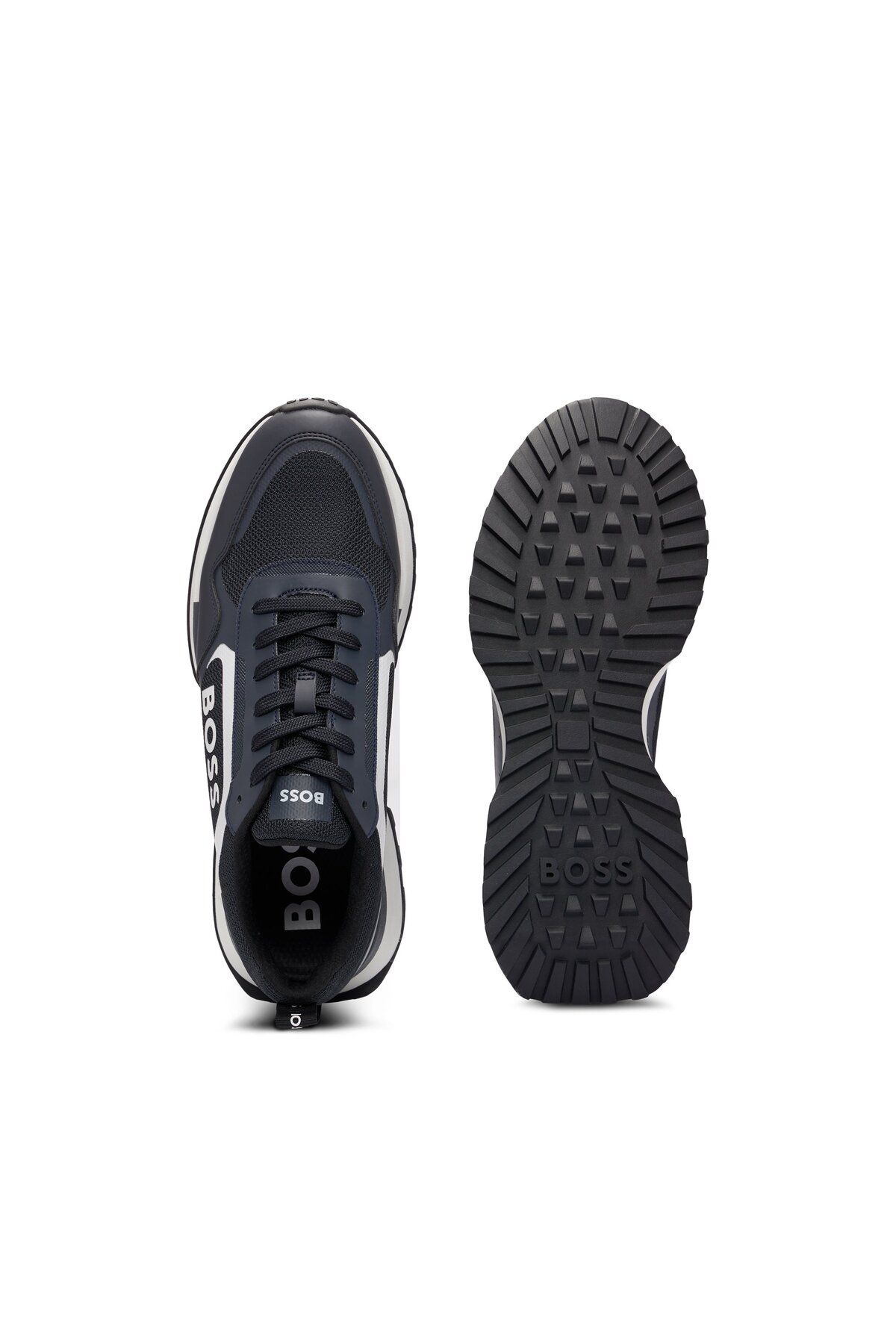 اسنیکر آبی مردانه آرم مارک توری مبتنی بر لباس روزانه Navy Blue 401 BOSS
