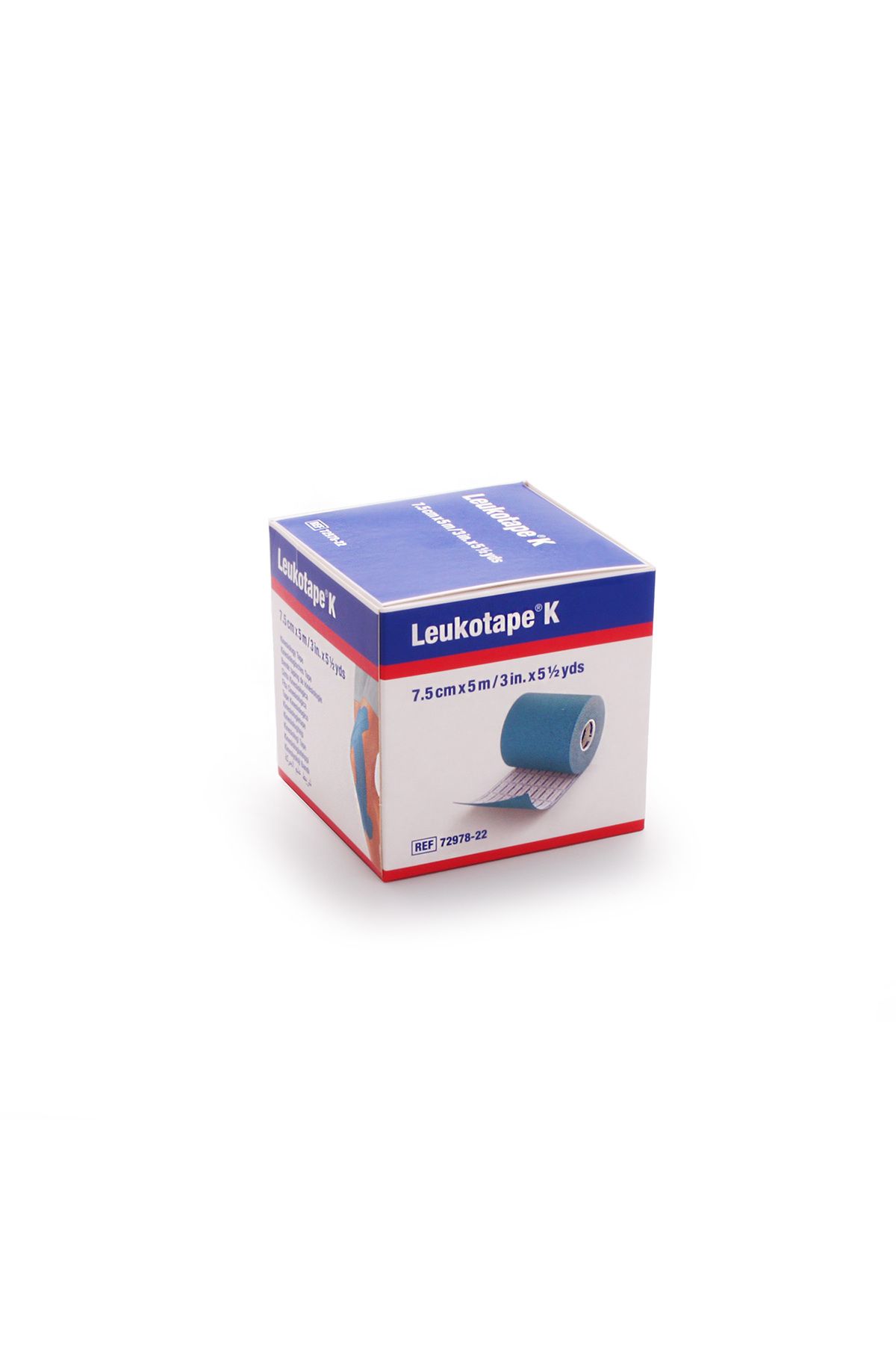 BSN-Μπλε Leukotape K 7,5εκ. x 5μ Bsn Kinesiotape 3
