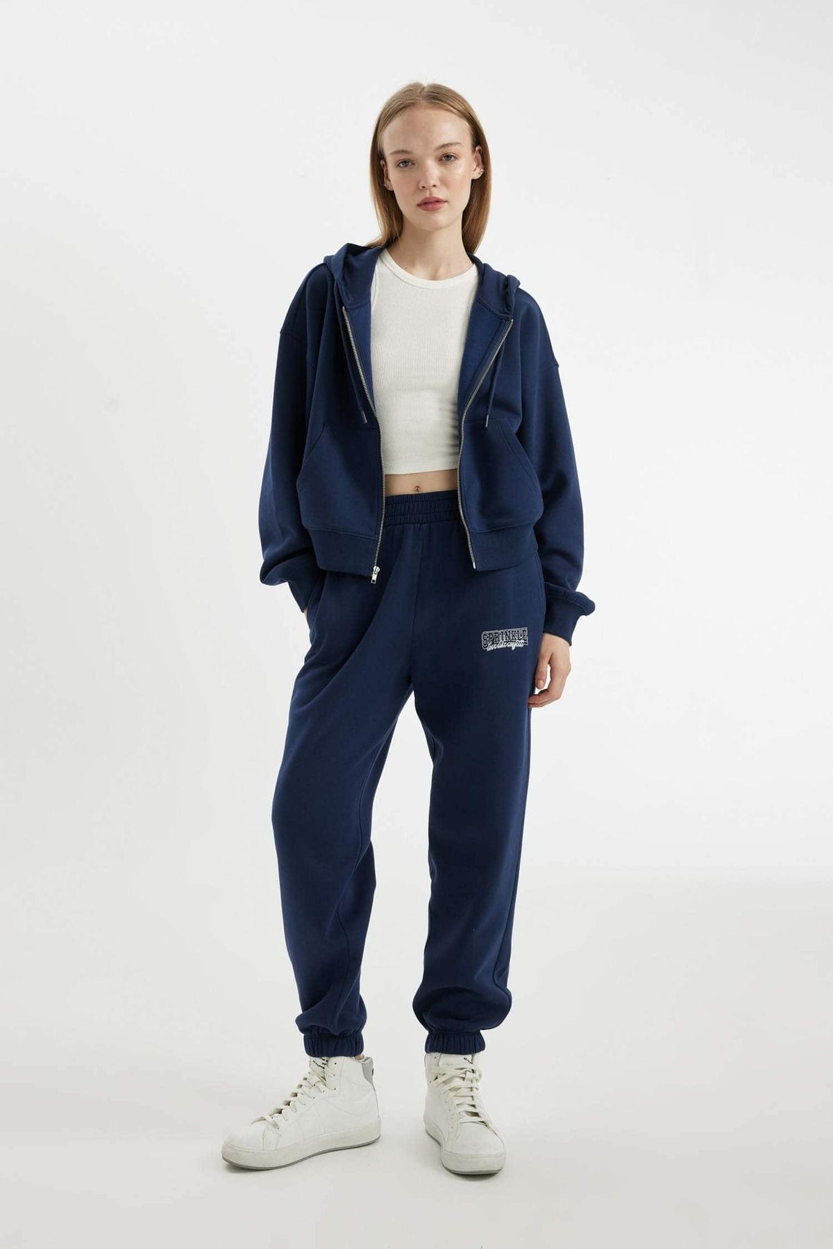 DeFacto-Dfc - Coool Jogger Sweatpants with Pockets and Elastic Waist Legs 1
