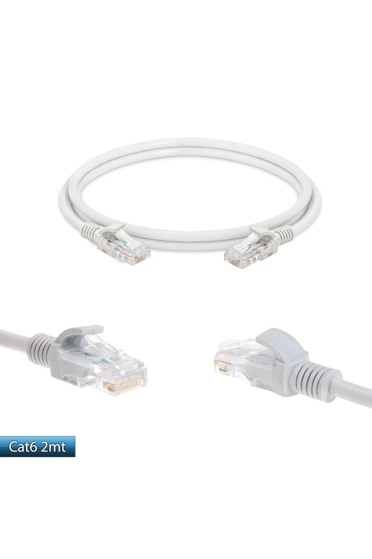 POLAXTOR Cat6 Patch Network Ethernet Kablo 2 Metre