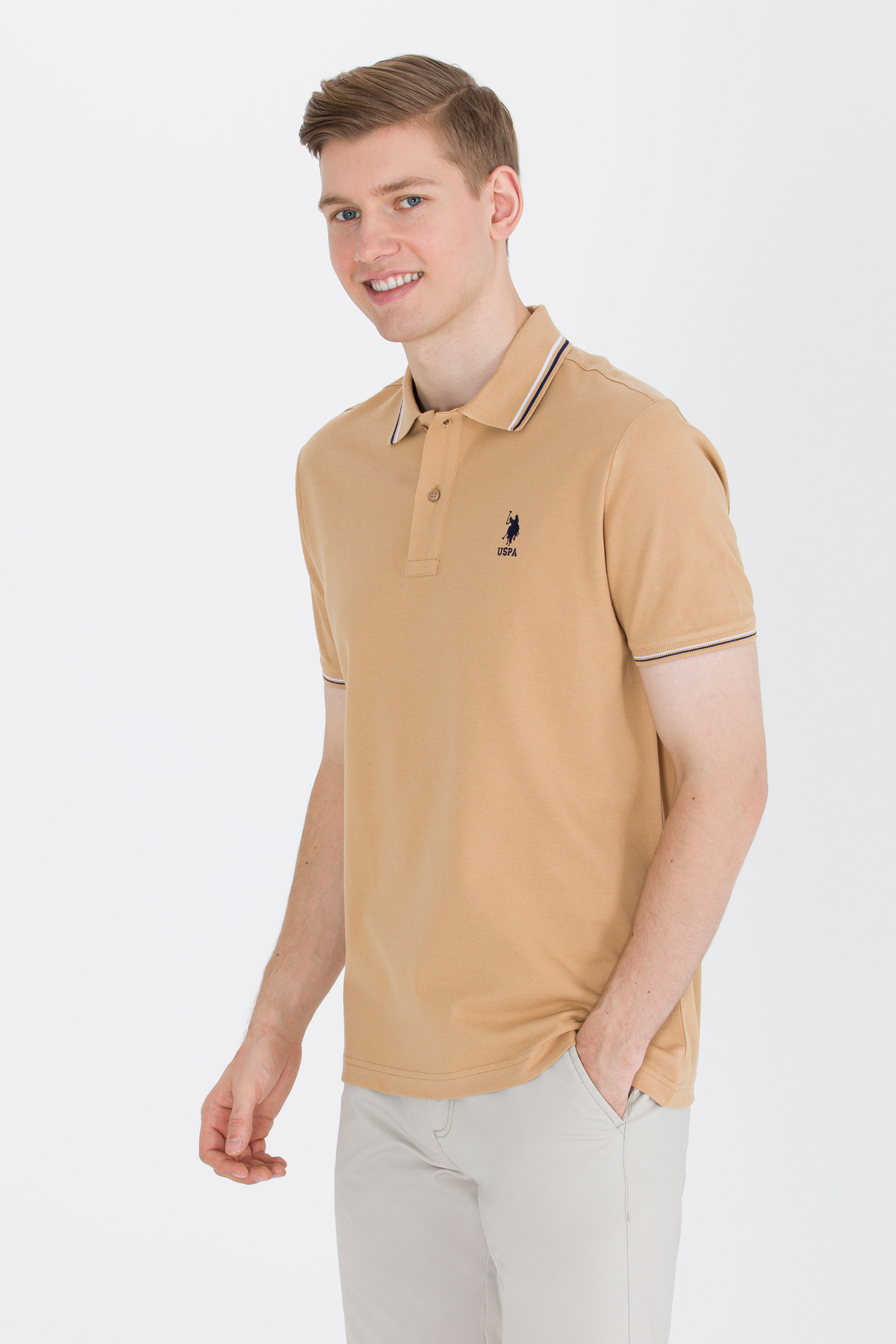 پولوشرت مردانه یقه پلو | یو اس پولو U.S. Polo Assn. 822274 TR - تصویر 3