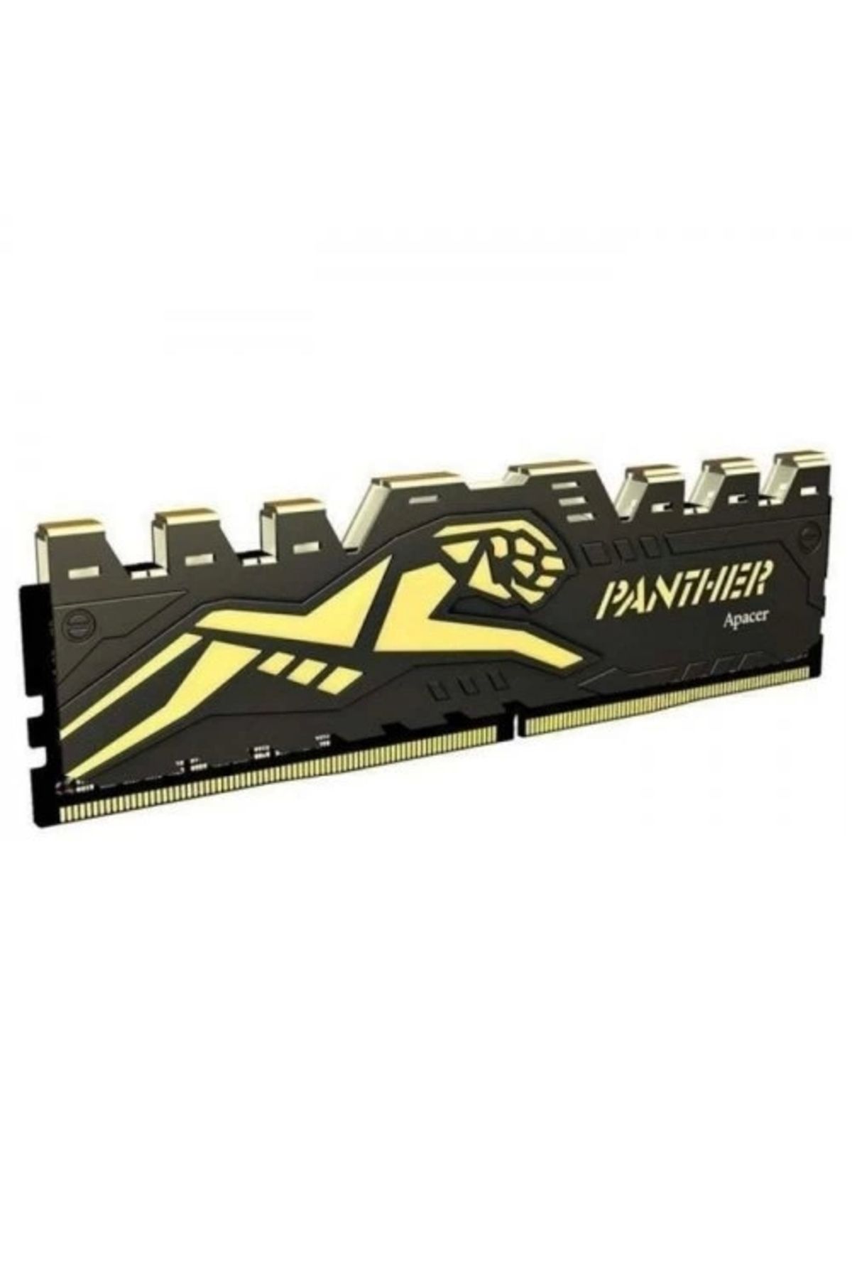 Apacer-Panther Black-Gold 16Gb 1X16Gb 3200Mhz Cl16 Ddr4 Gaming Ram (Ah4U16G32C28Y7Gaa-1) 3